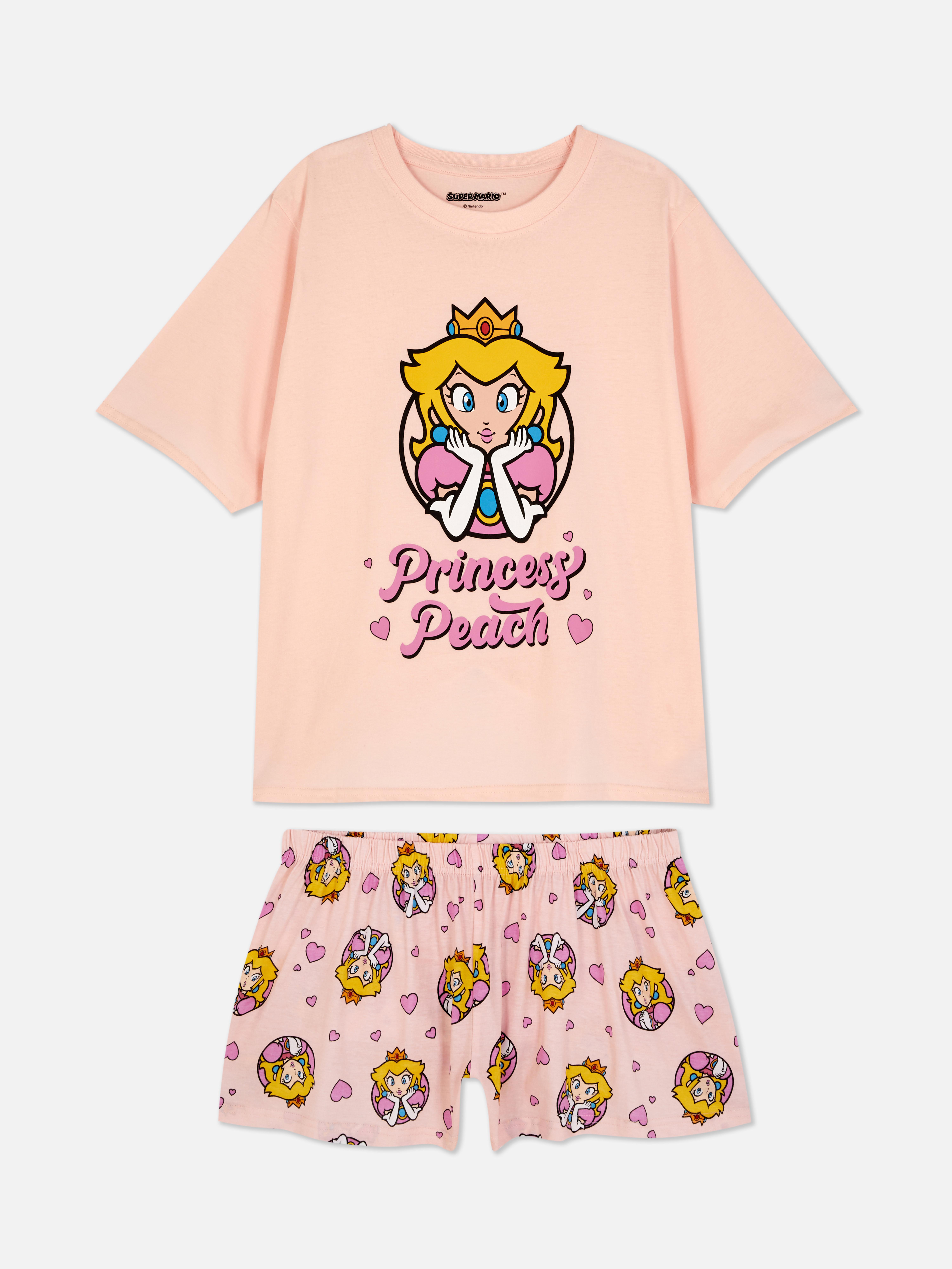 Korte pyjama Super Mario Princess Peach