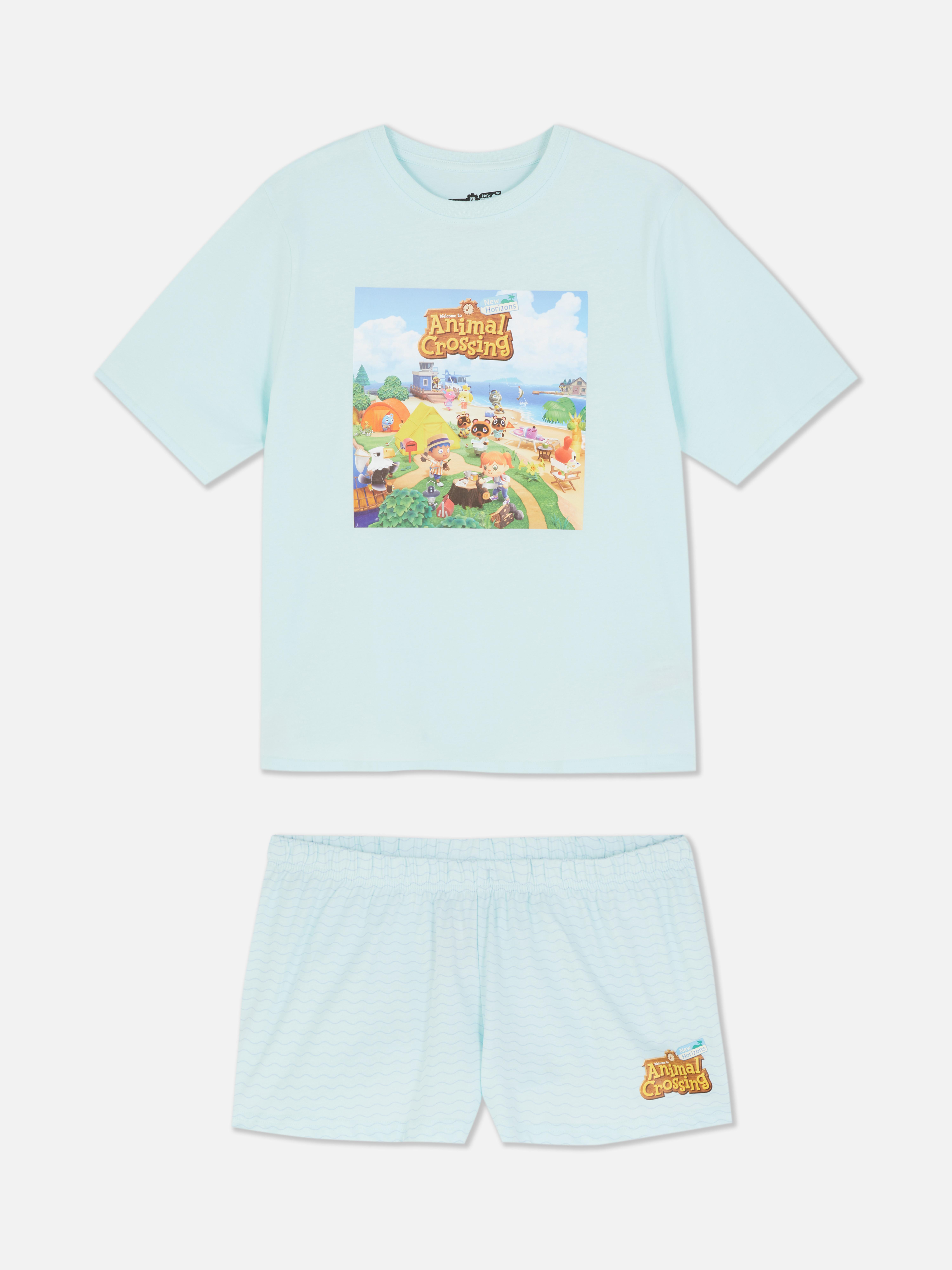 Pijama corto de Animal Crossing