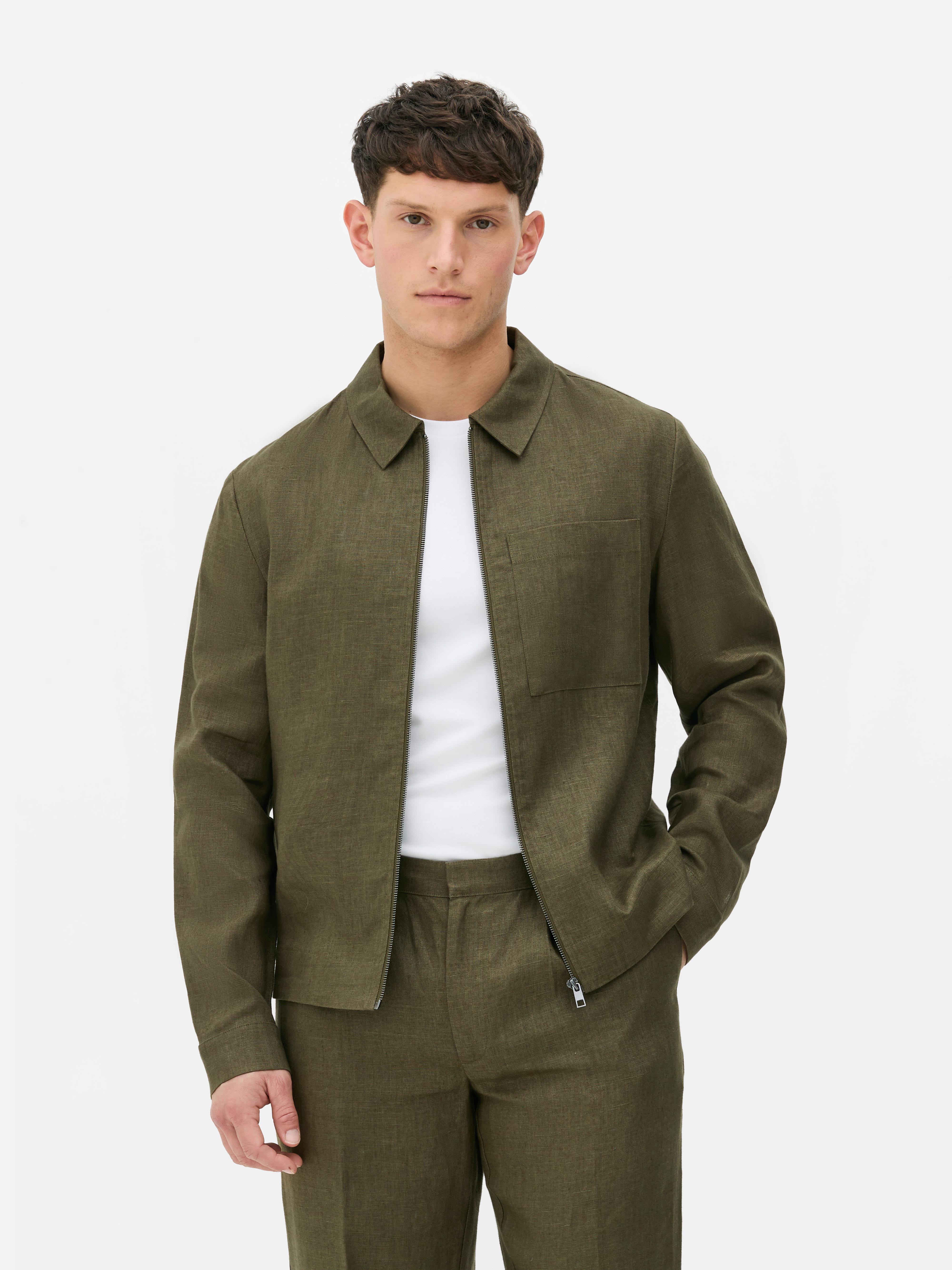 Overshirt in lino Kem