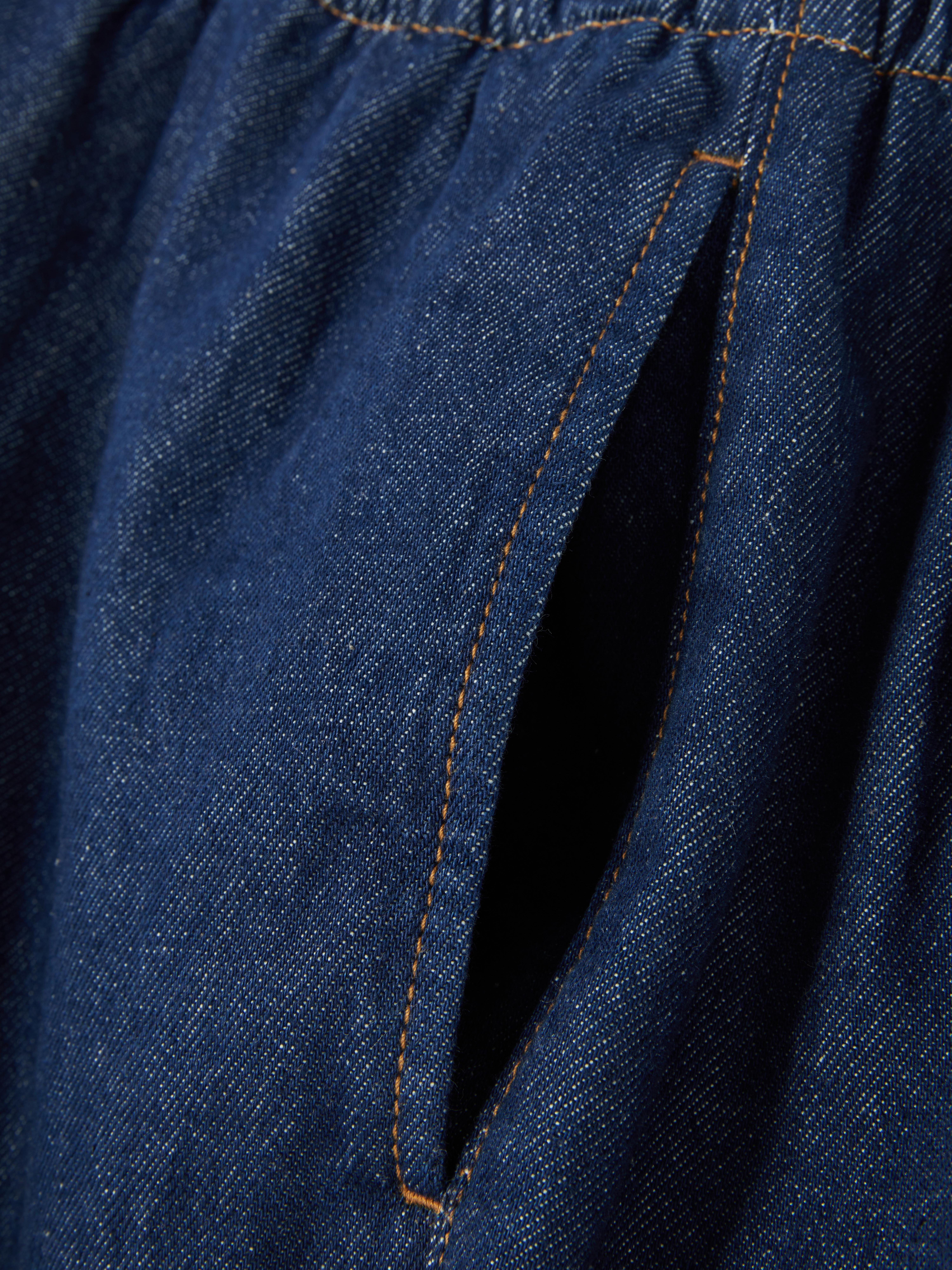 Jogging jeans met strikkoord
