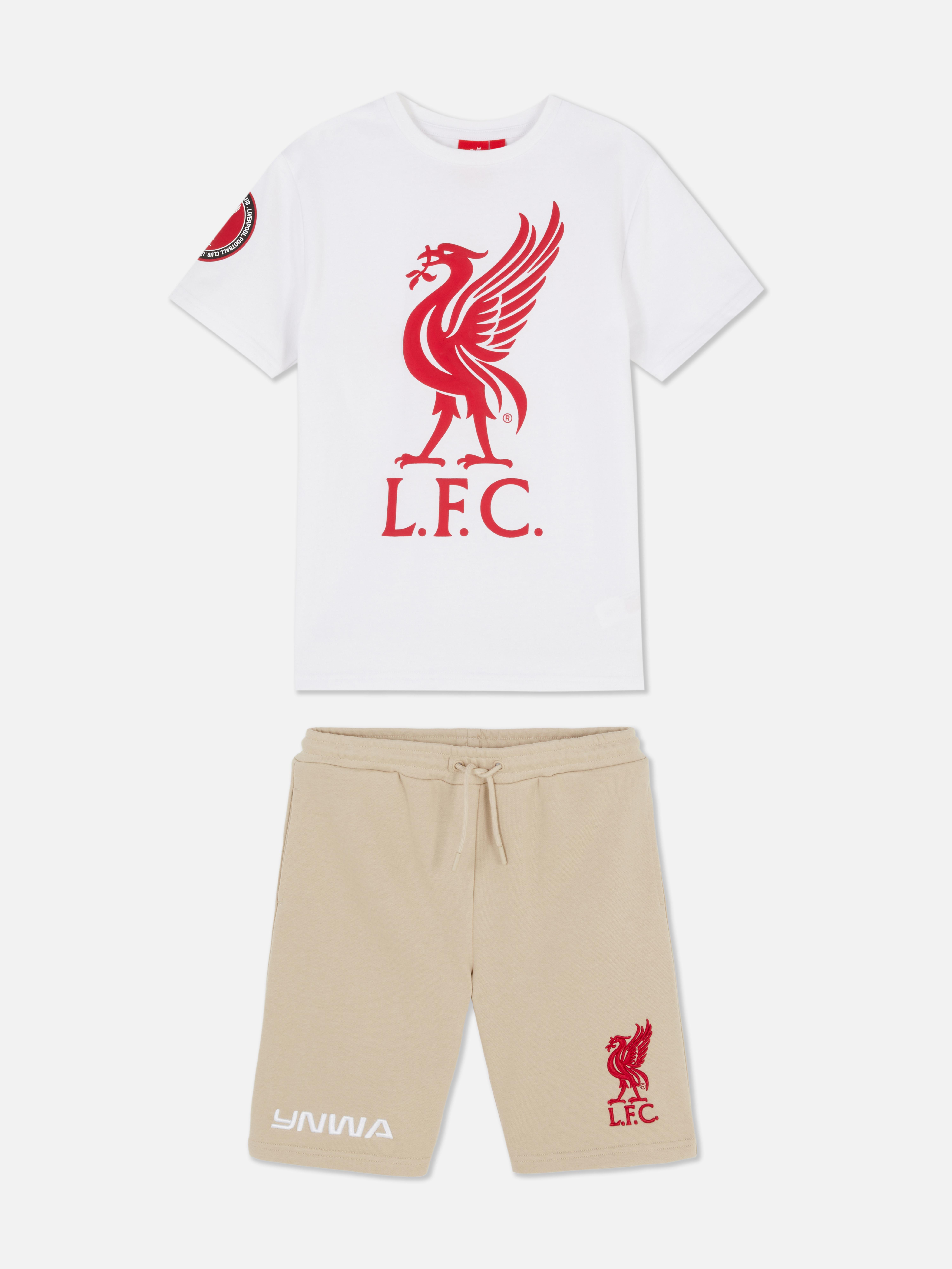 7–15 Jahre | „Liverpool FC“ T-Shirt und Shorts im Set