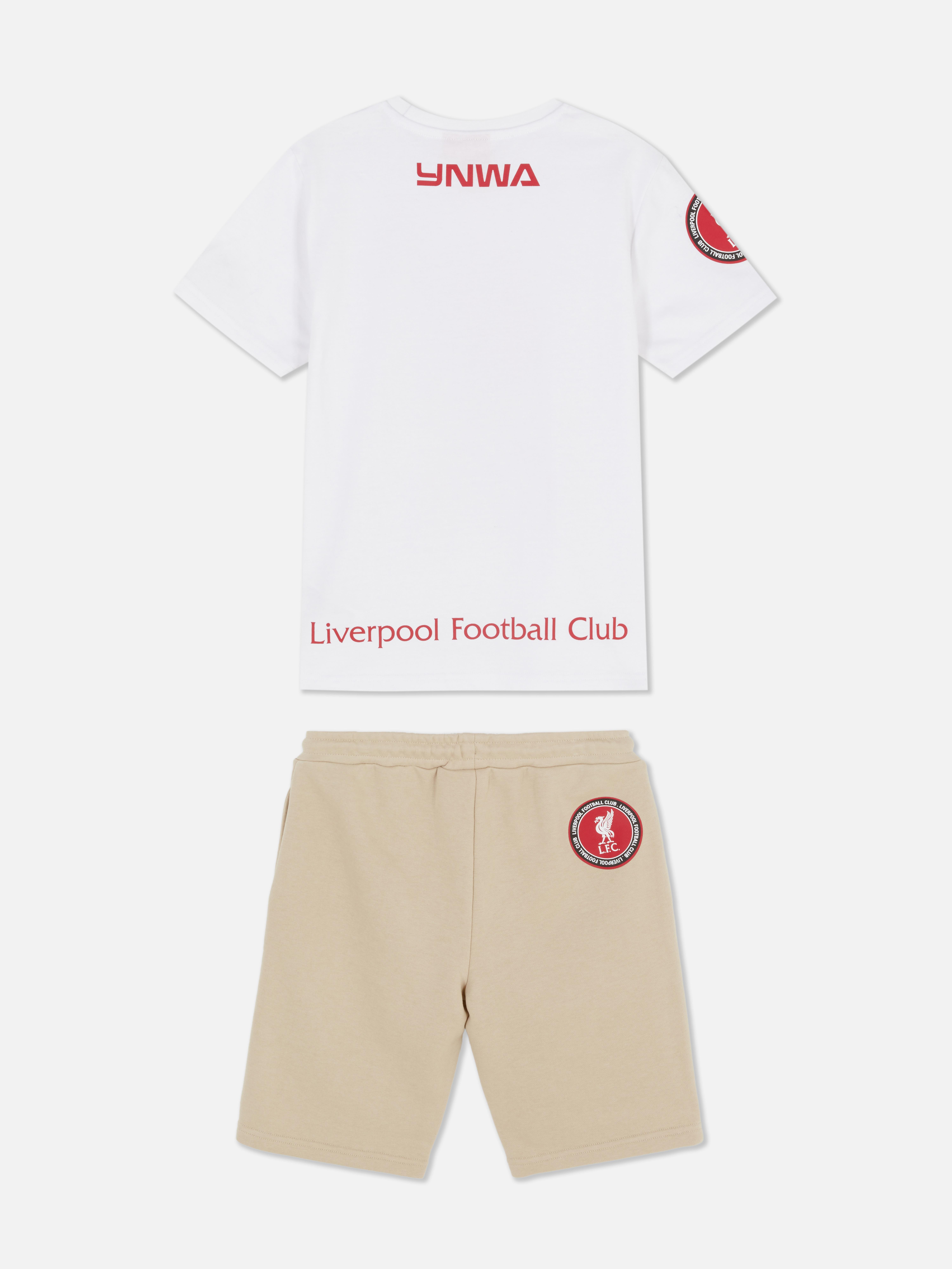 7–15 Jahre | „Liverpool FC“ T-Shirt und Shorts im Set