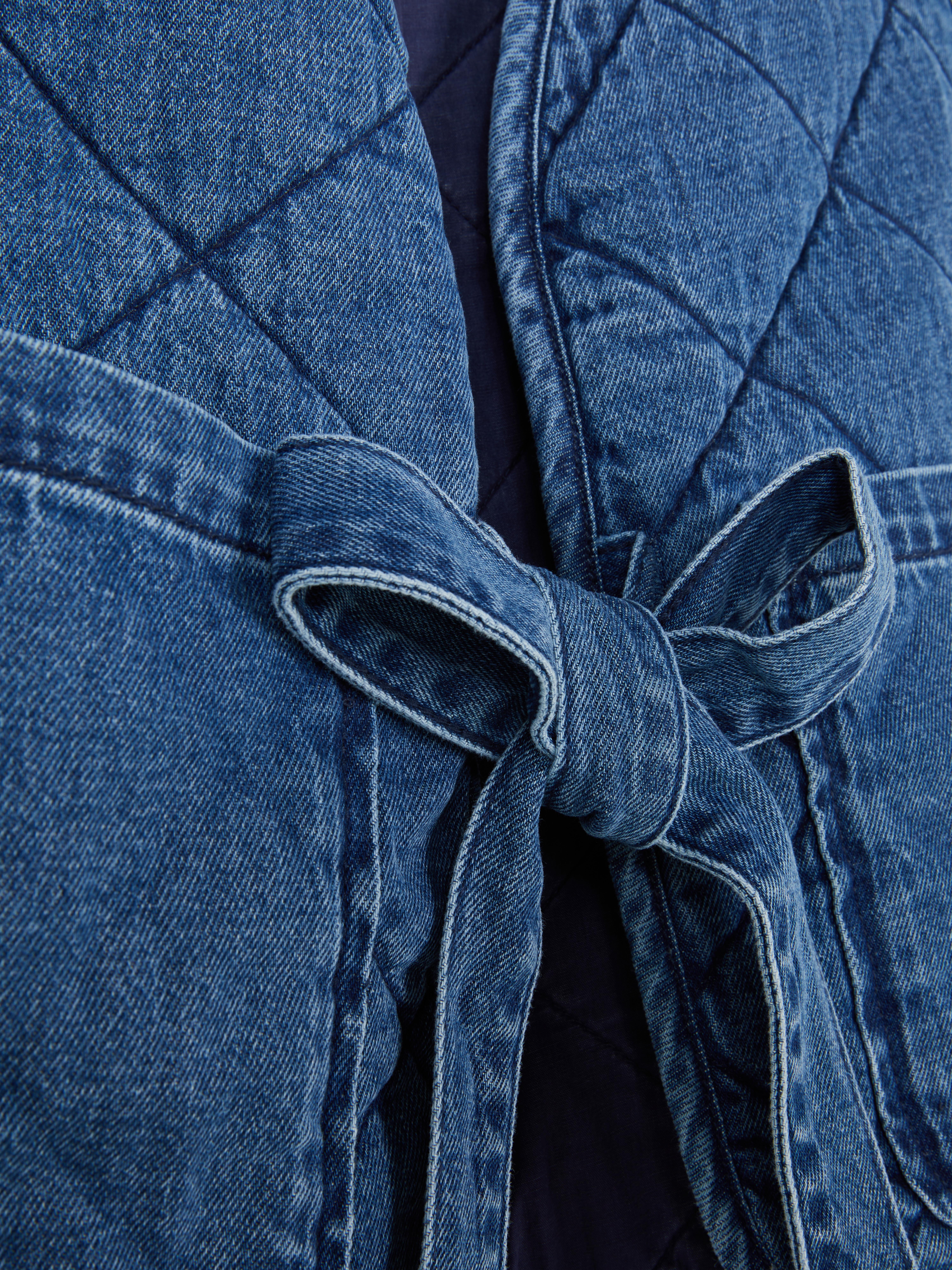 Denim Quilted Gilet