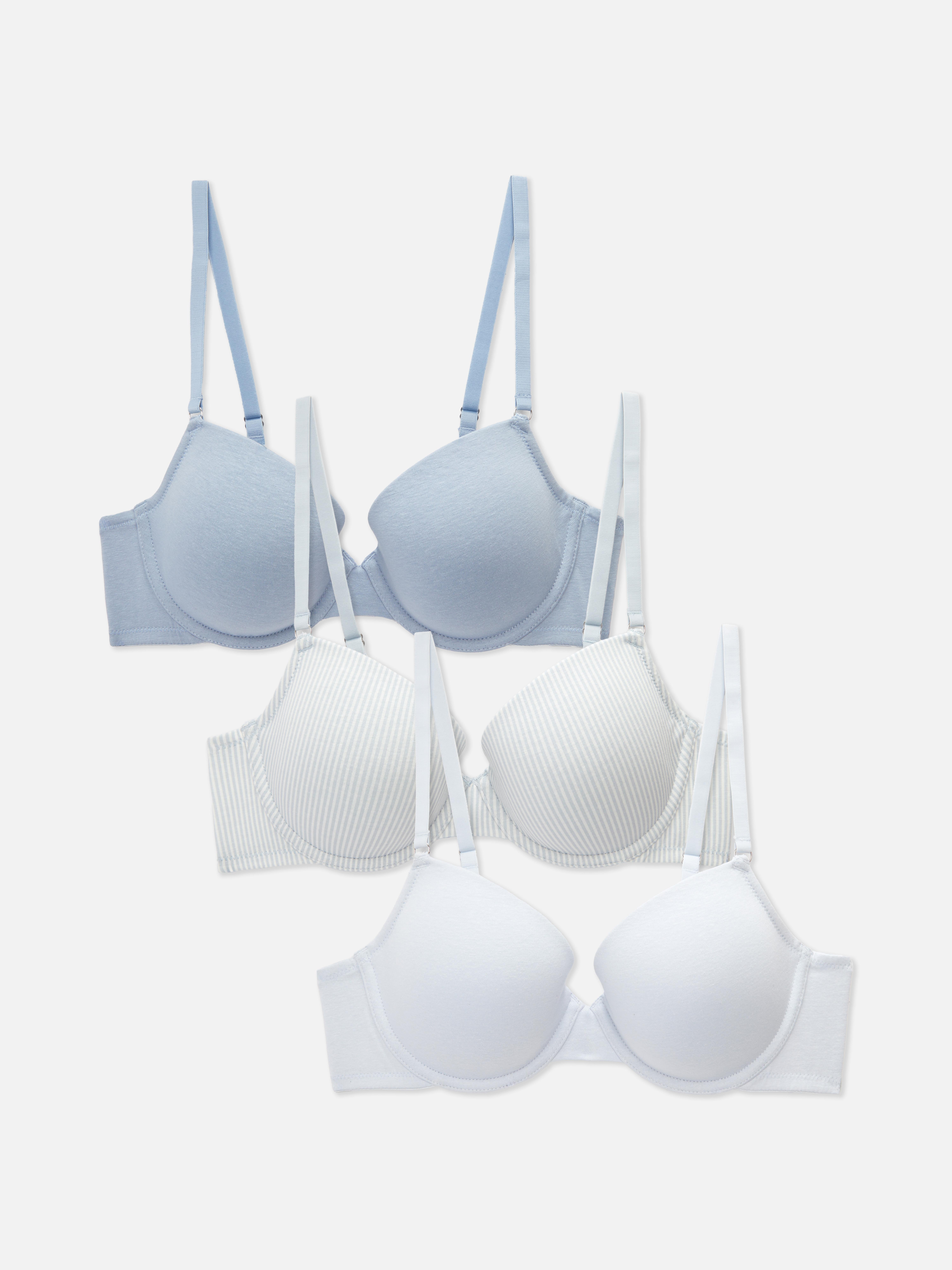 3pk Cotton T-Shirt Bras
