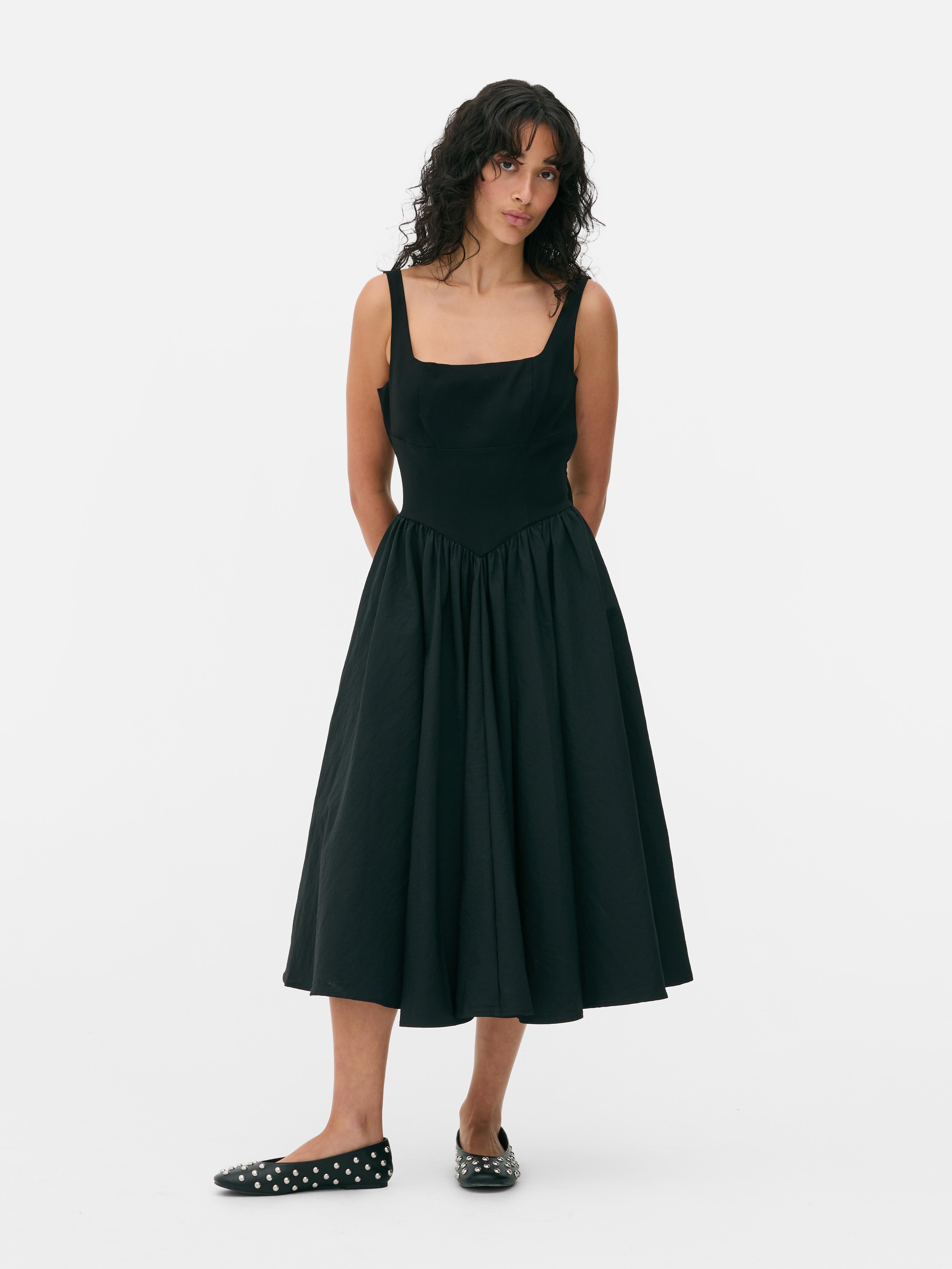 Paula Echevarría Corset Midi Dress