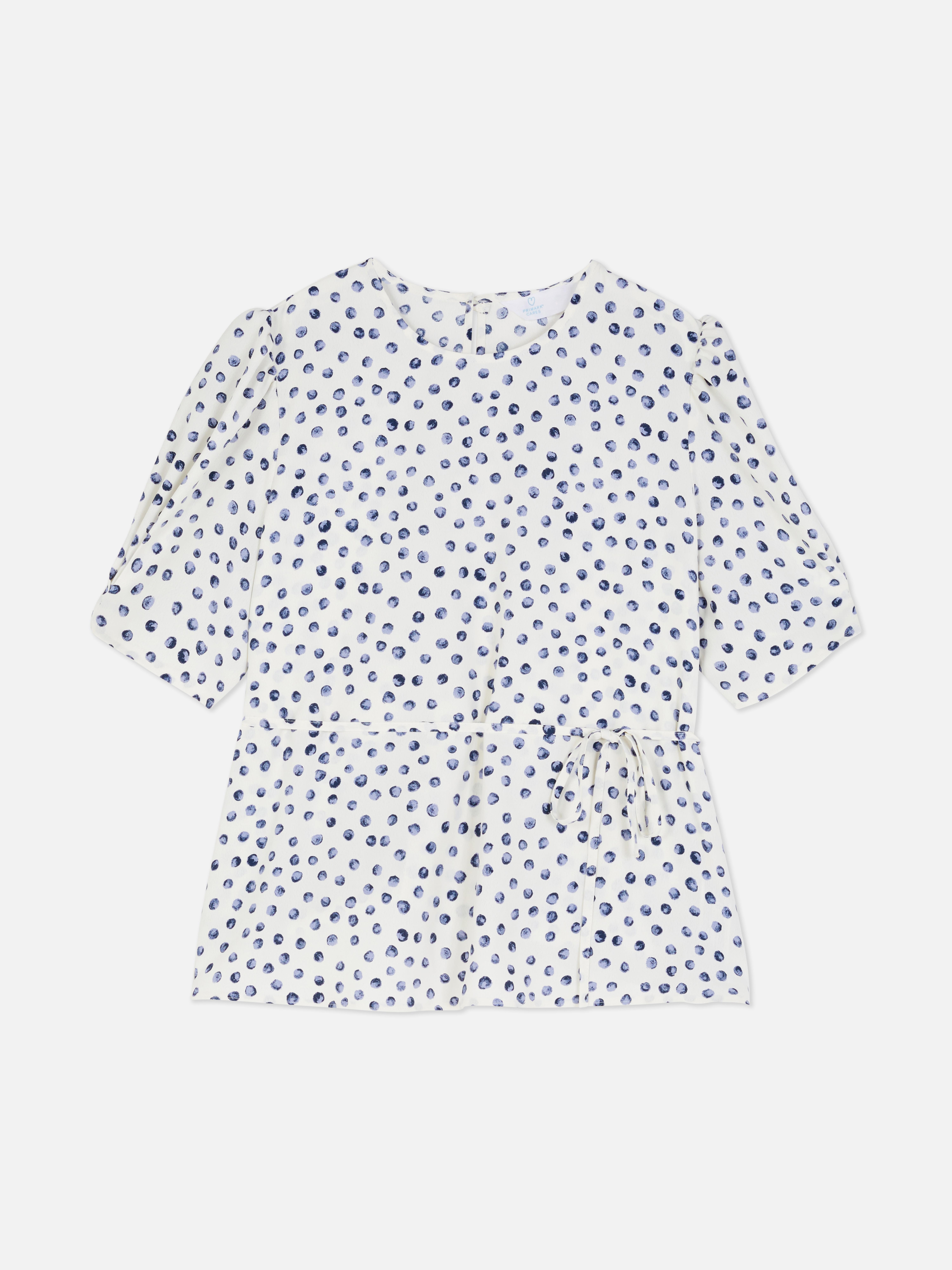 Floral Short Sleeve Blouse