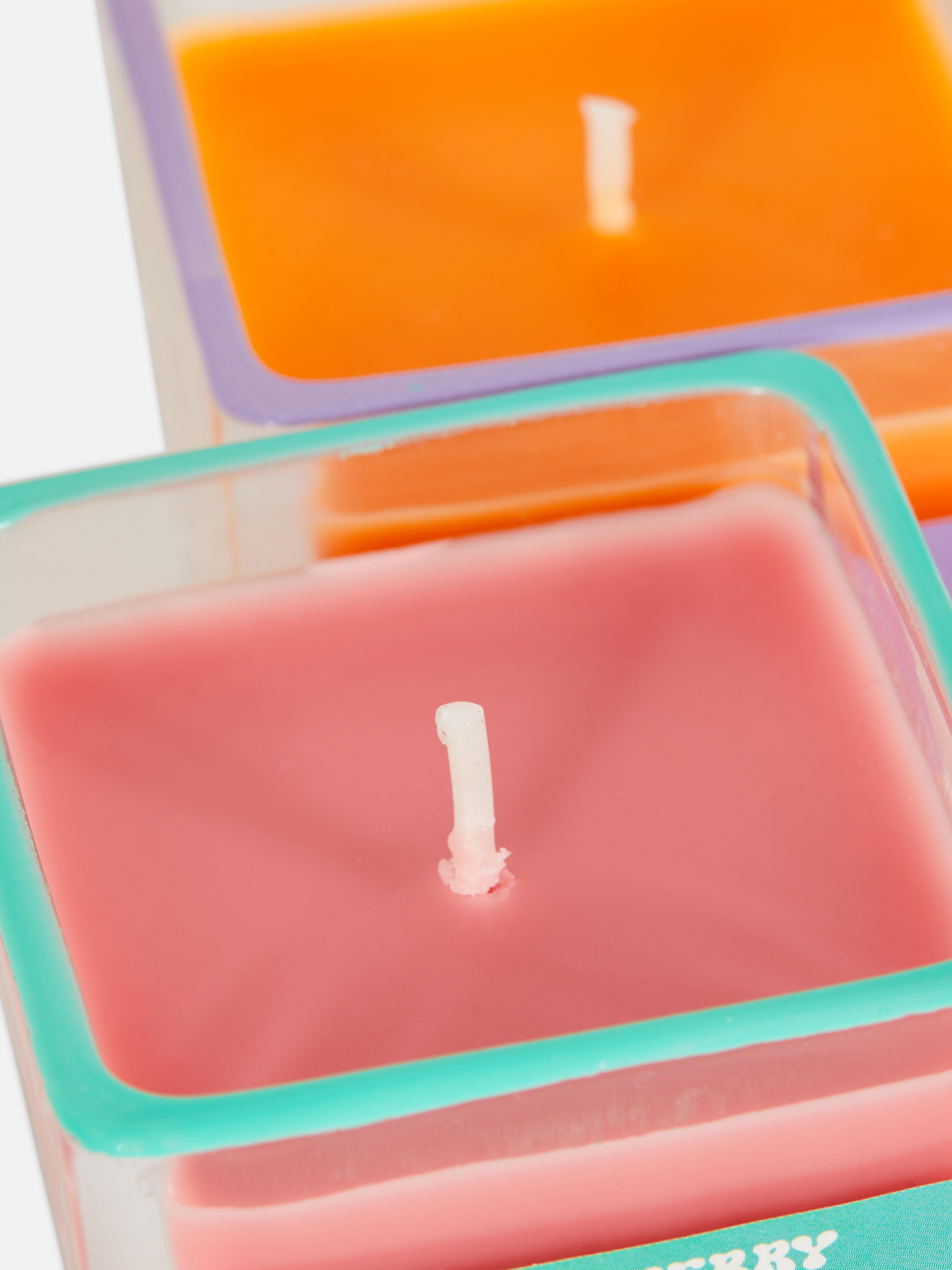 Pack de 2 velas aromáticas en frascos de vidrio