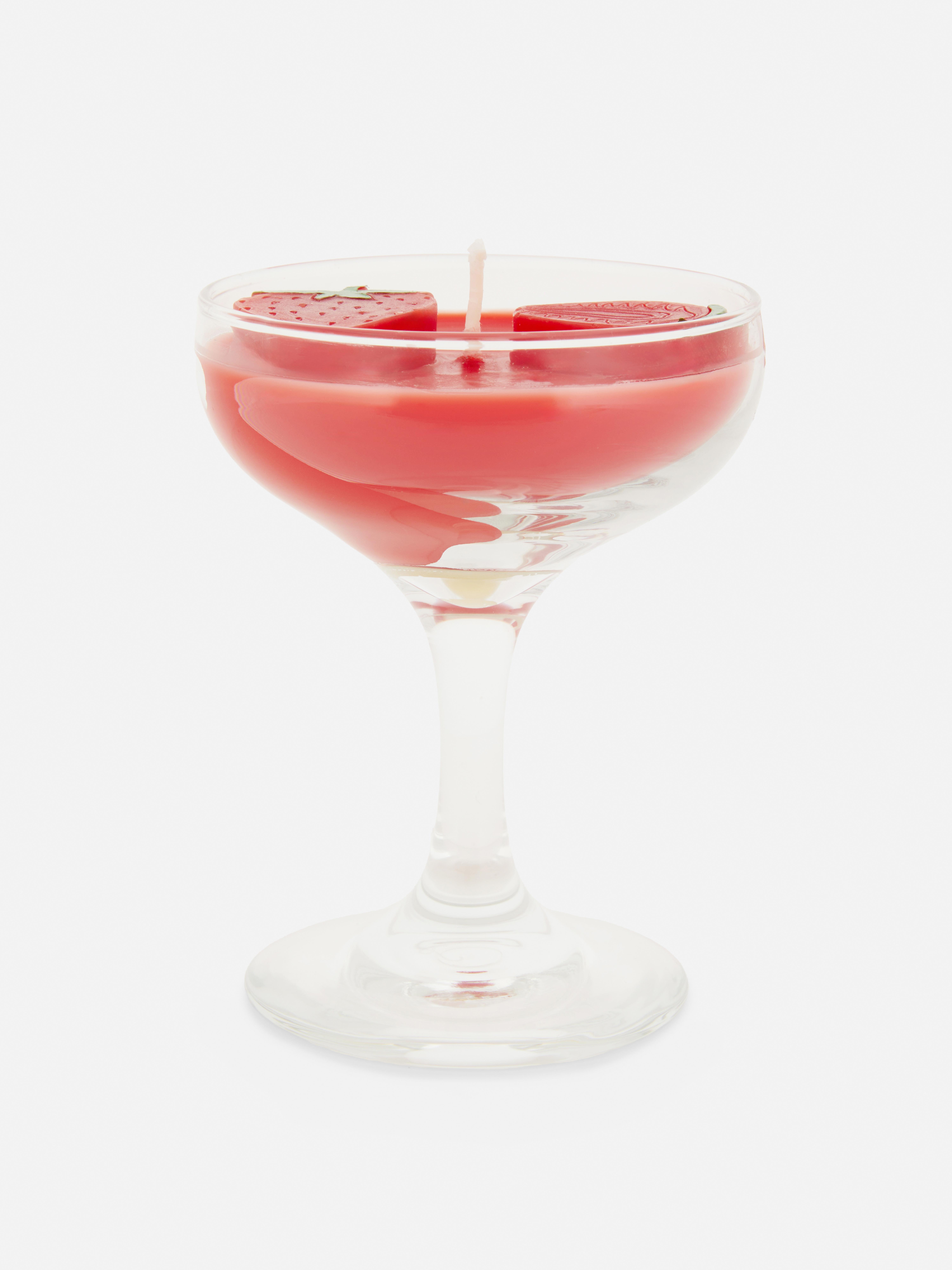 Candle in a Cocktail Glass