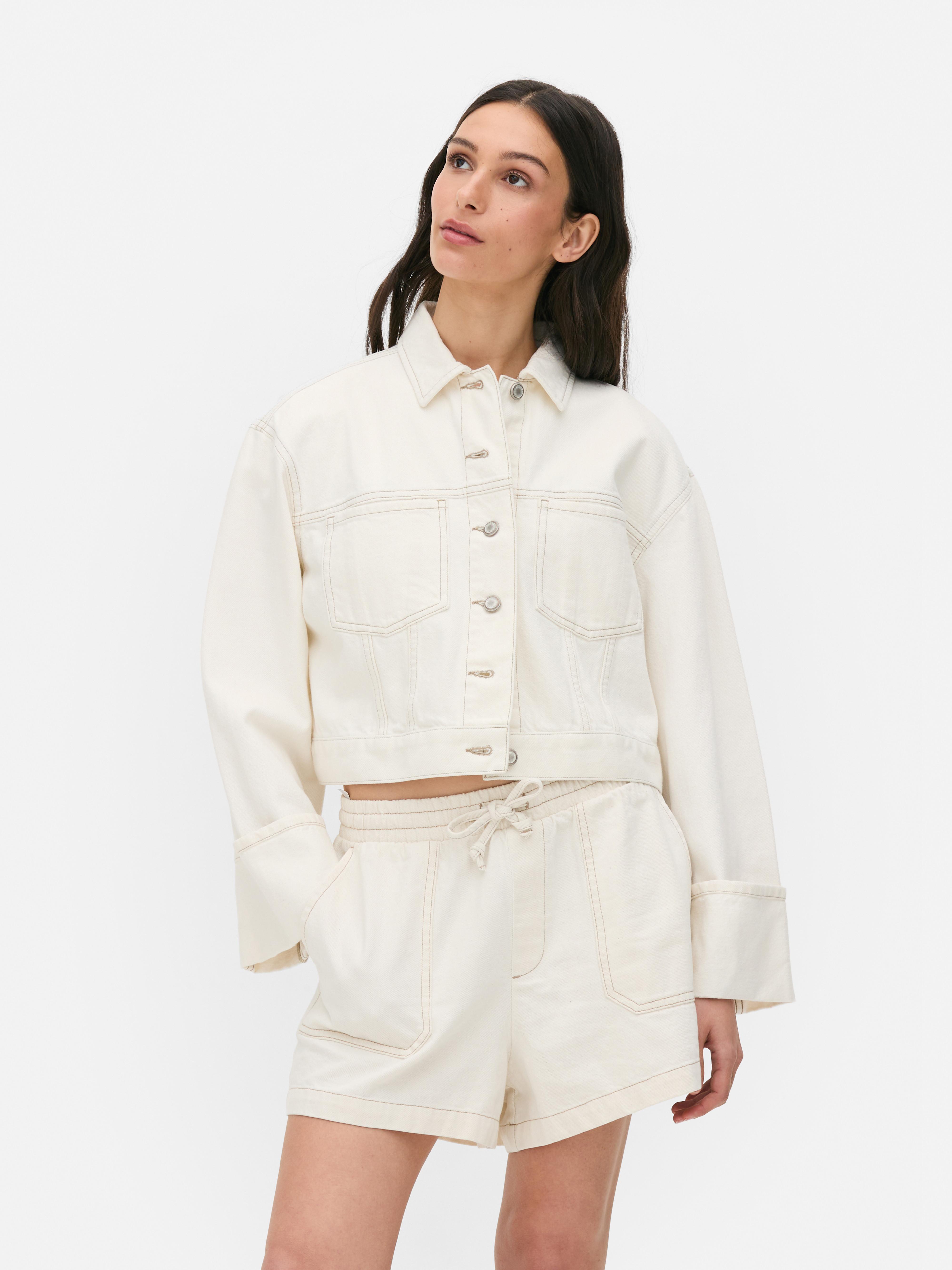 Kurze „Paula Echevarría“ Jacke mit Umschlag