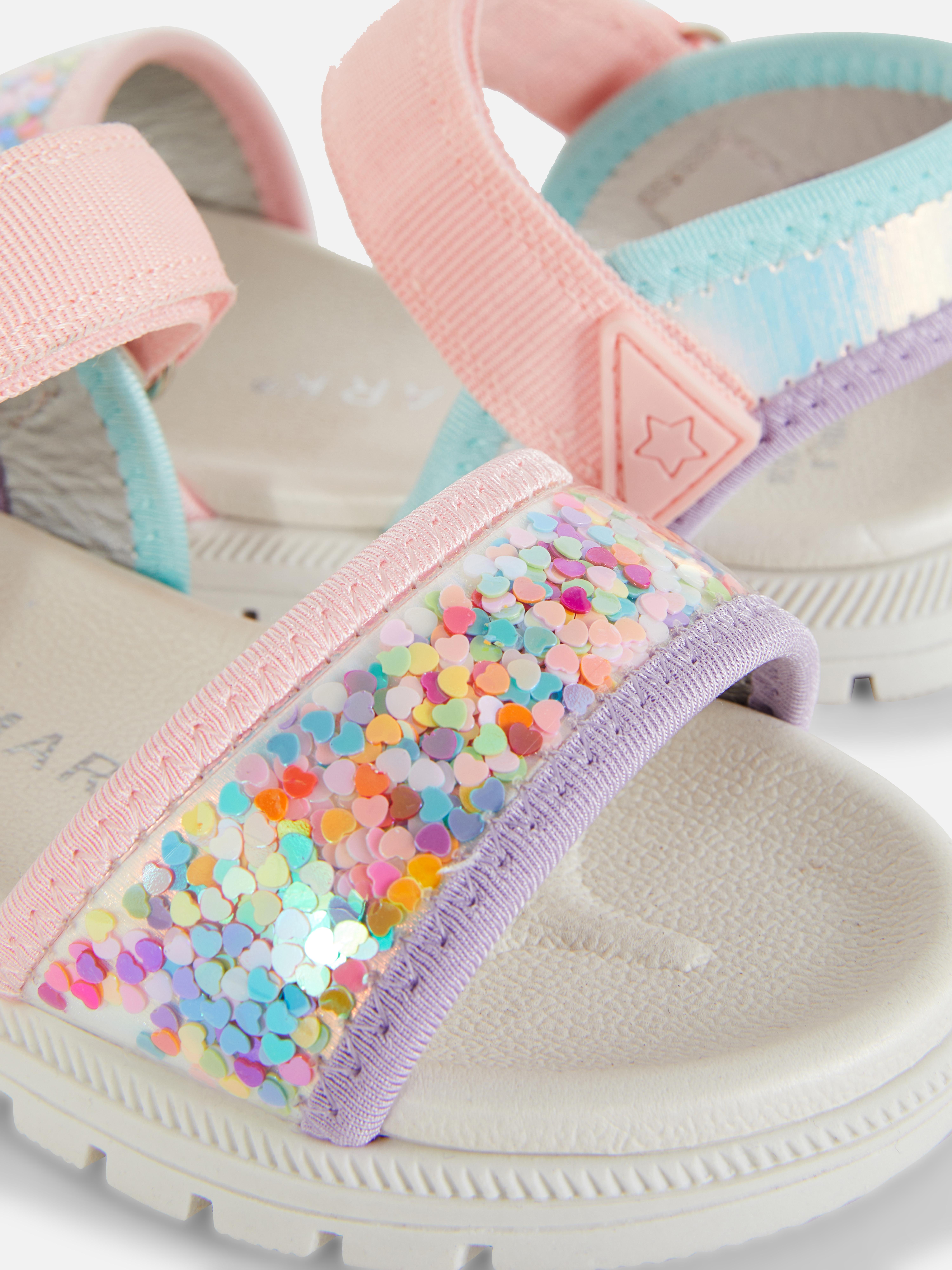 Glitzernde Trekkingsandalen