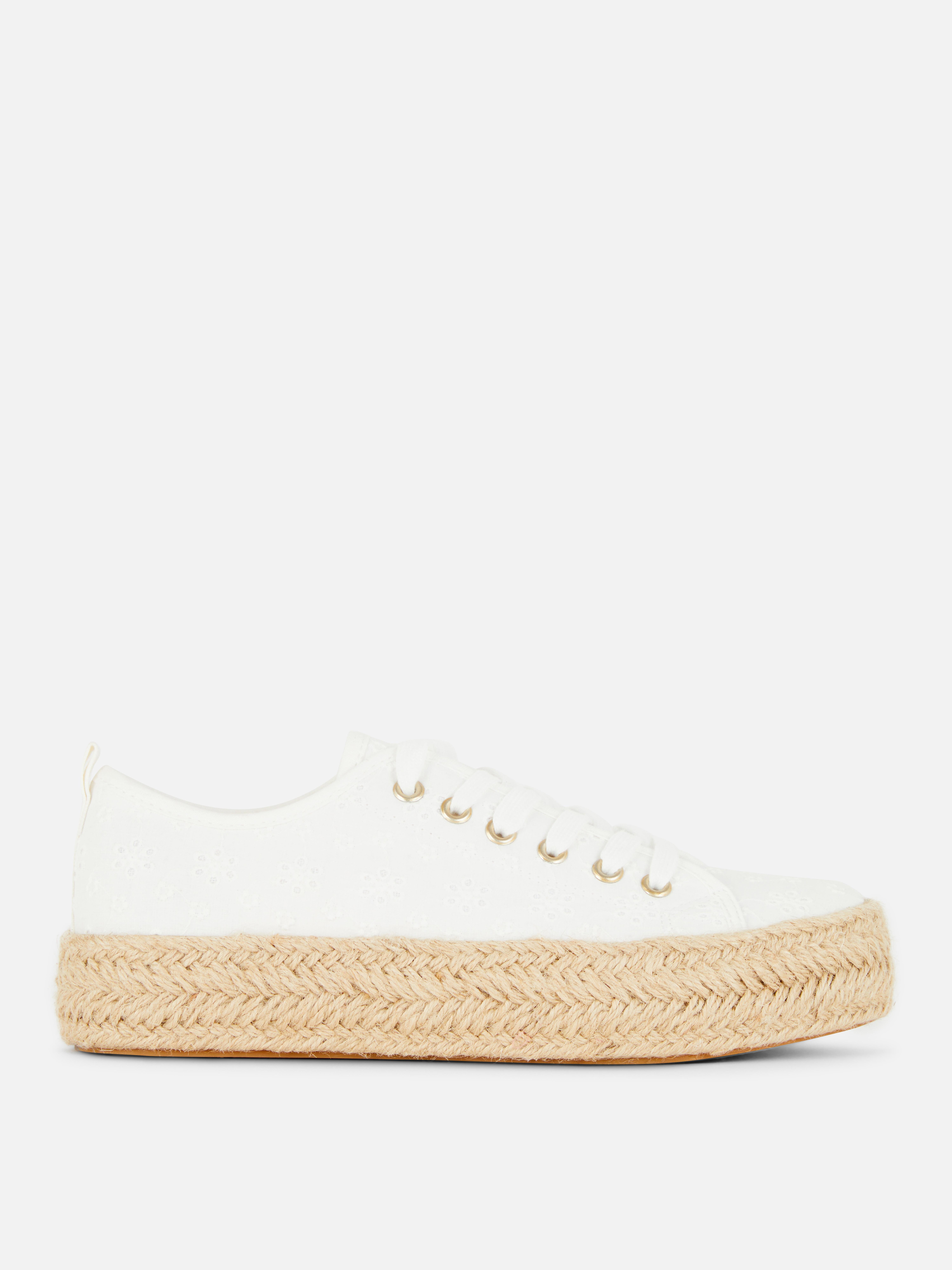 Jute-Espadrilles zum Binden