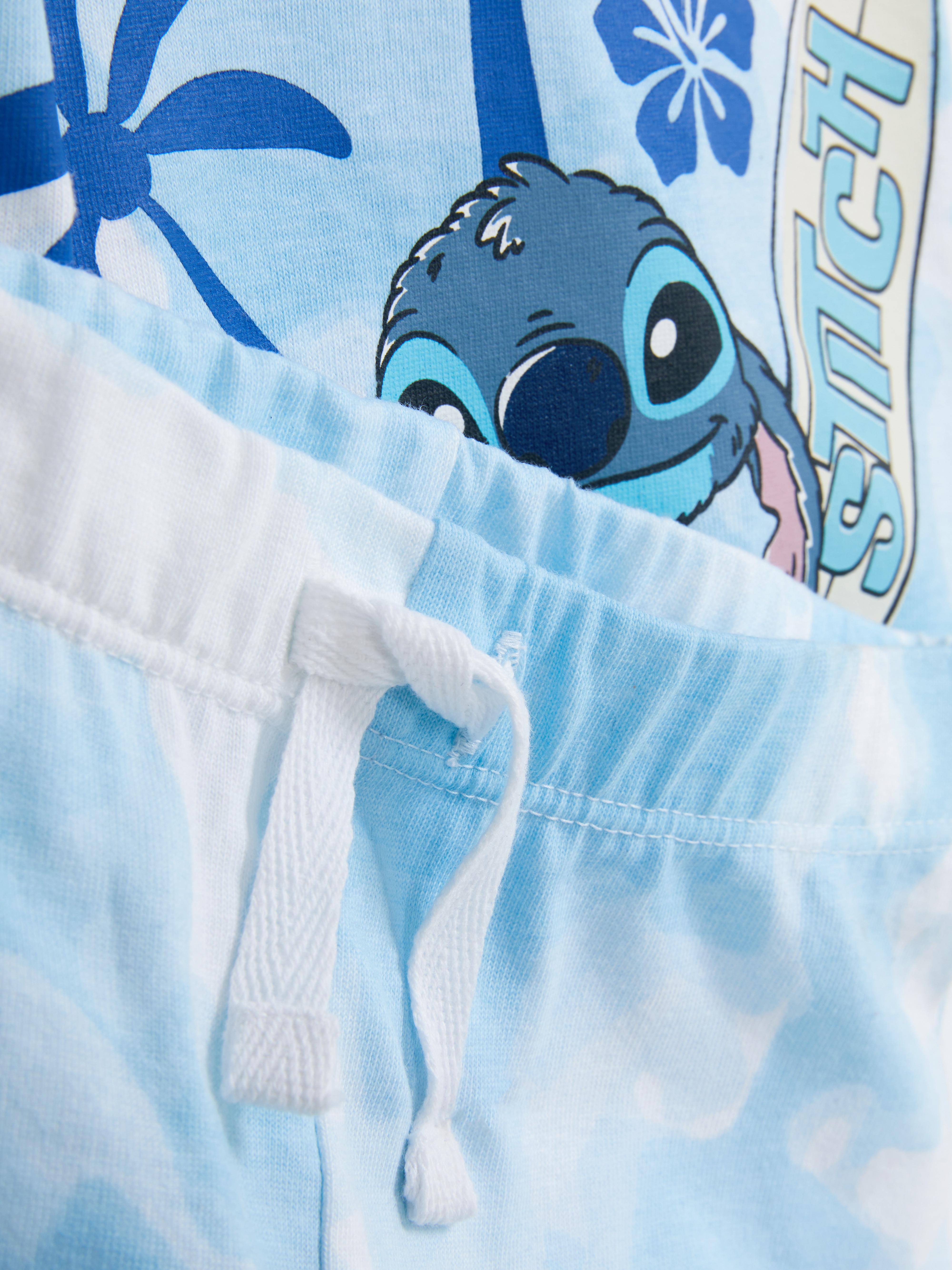 Disney’s Stitch Tie-Dye T-Shirt and Shorts Set