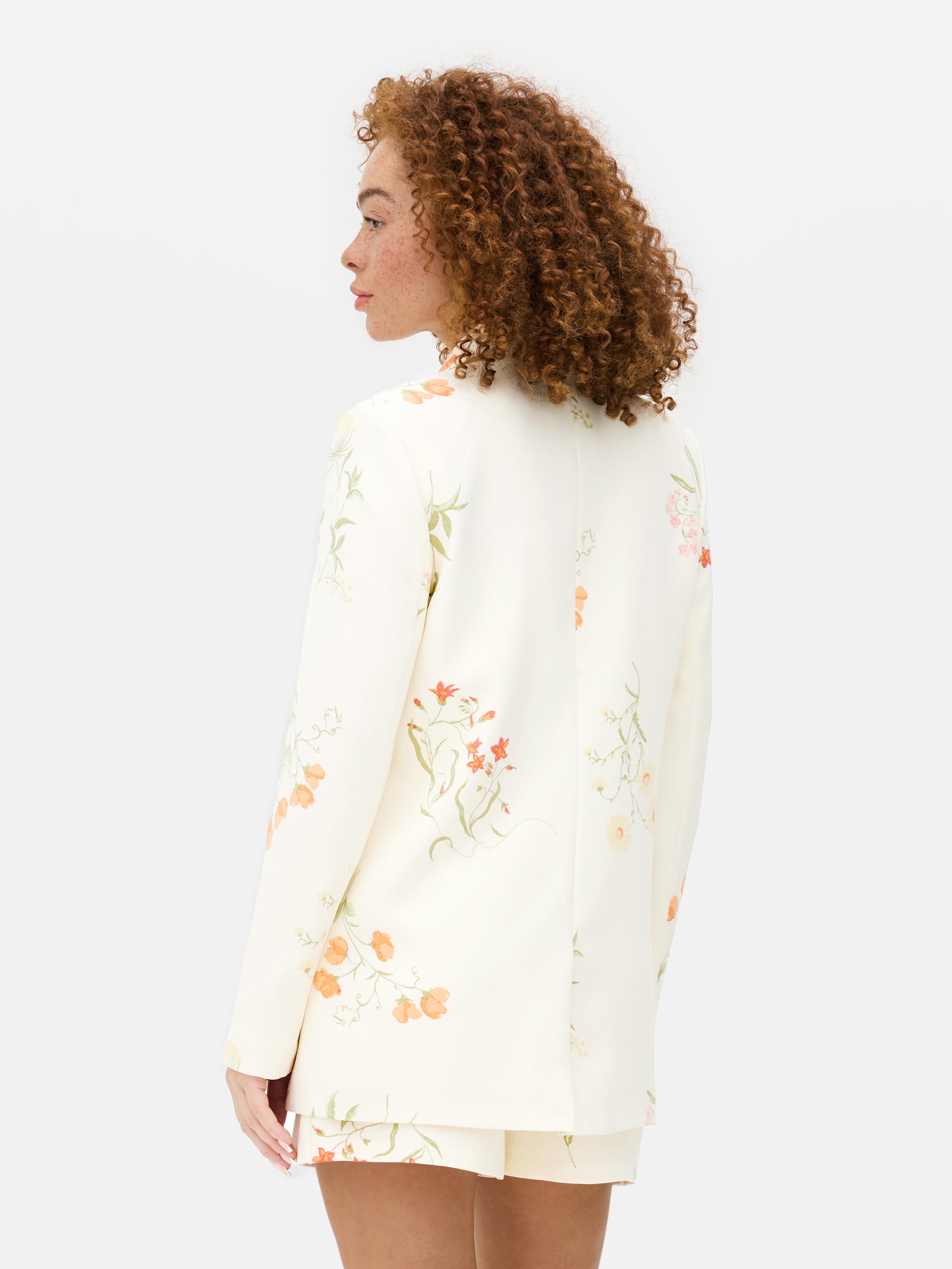 Floral Blazer