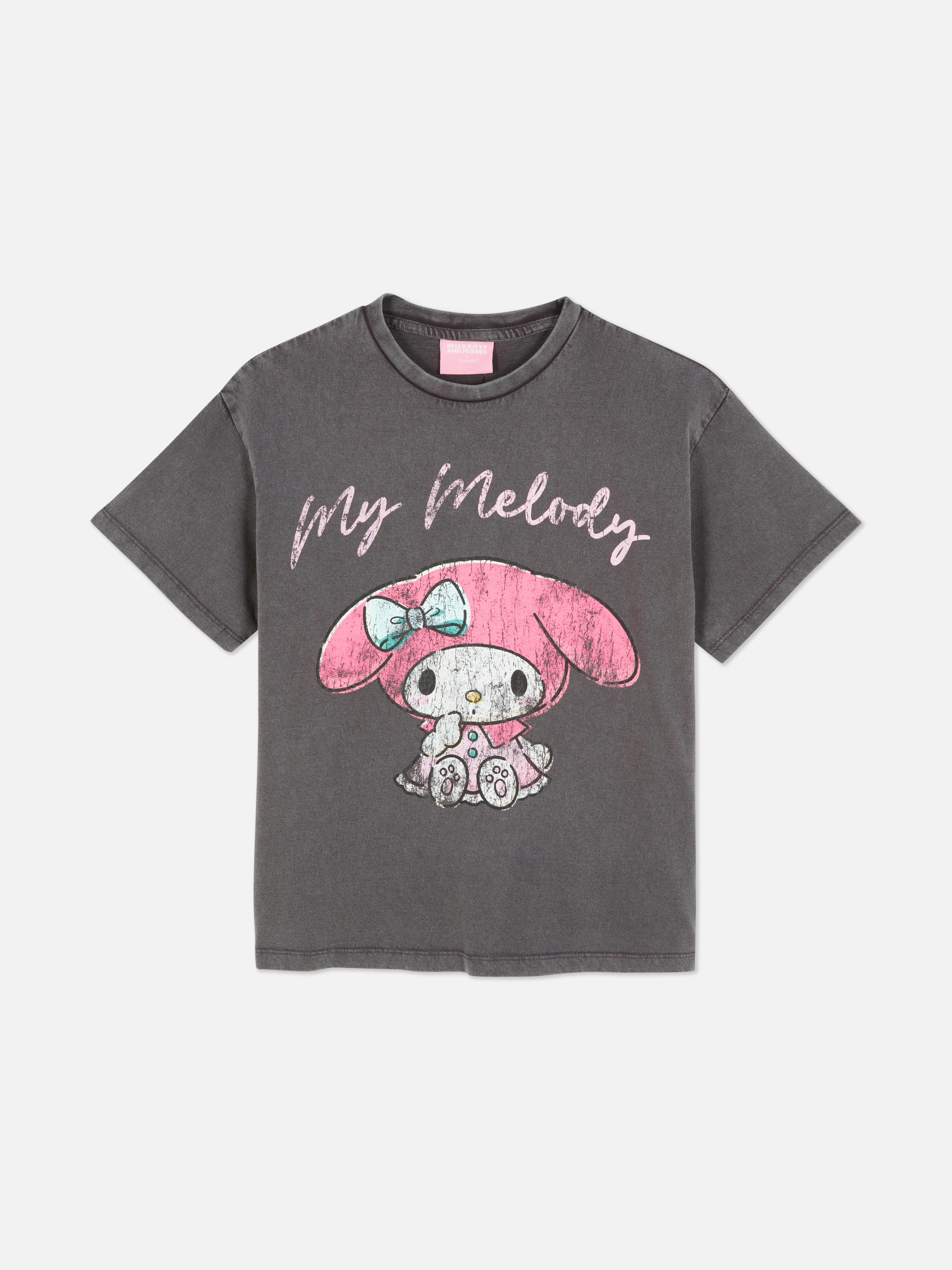 „Hello Kitty and Friends My Melody“ T-Shirt mit Grafik