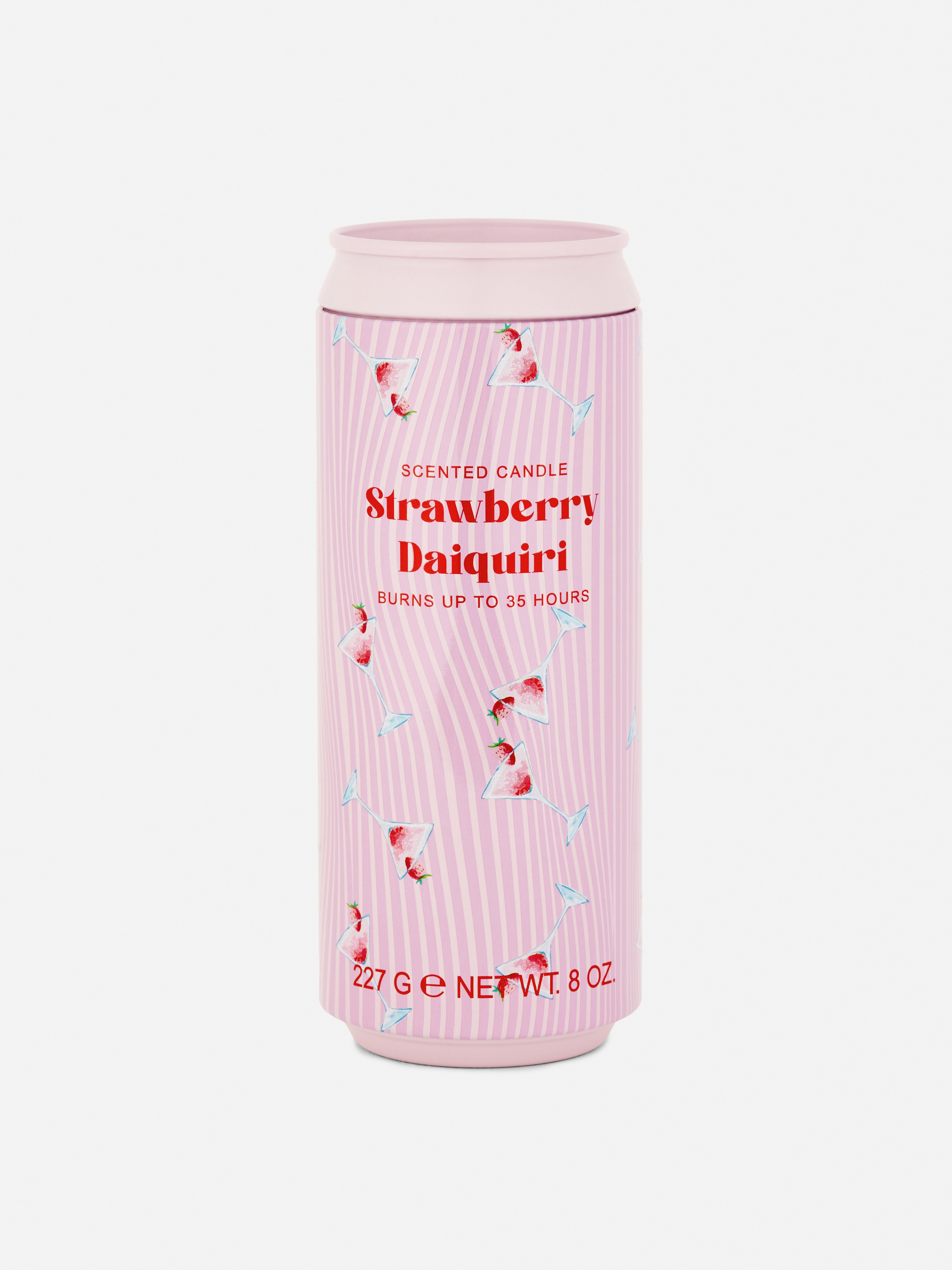 Strawberry Daiquiri Scented Candle Can