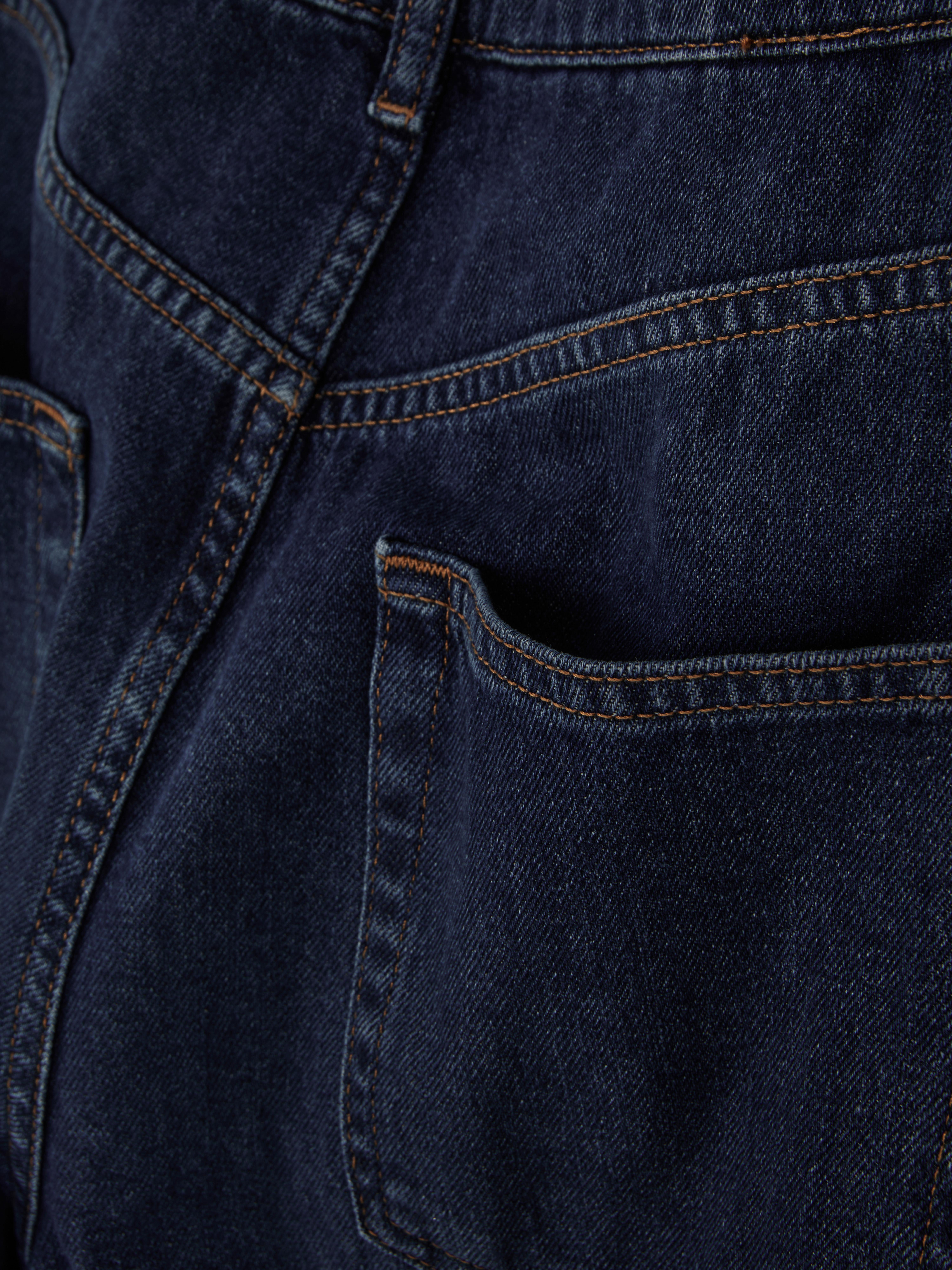 Tie Waist Mid-Rise Jeans