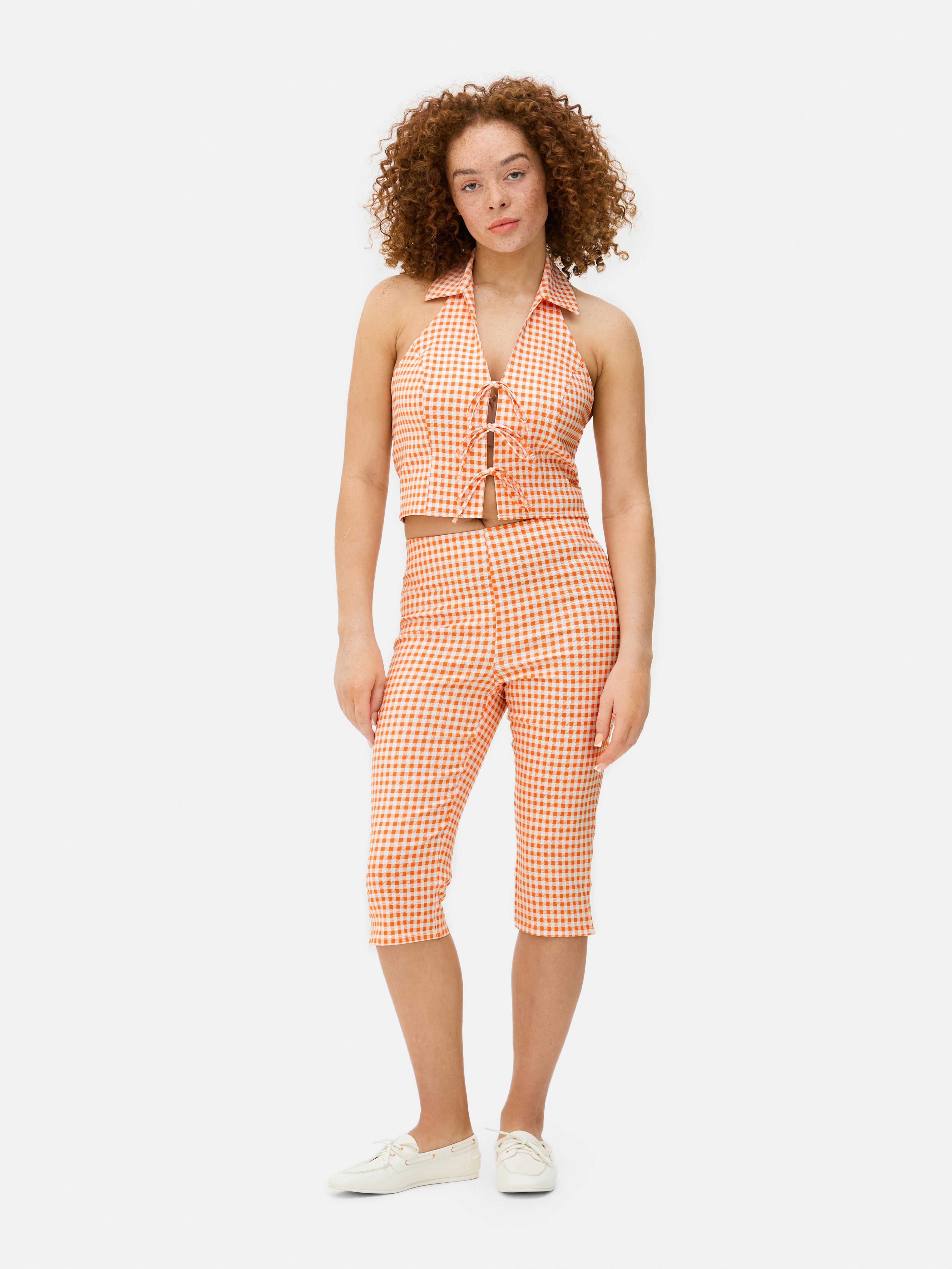 Gilet de costume vichy à nouer