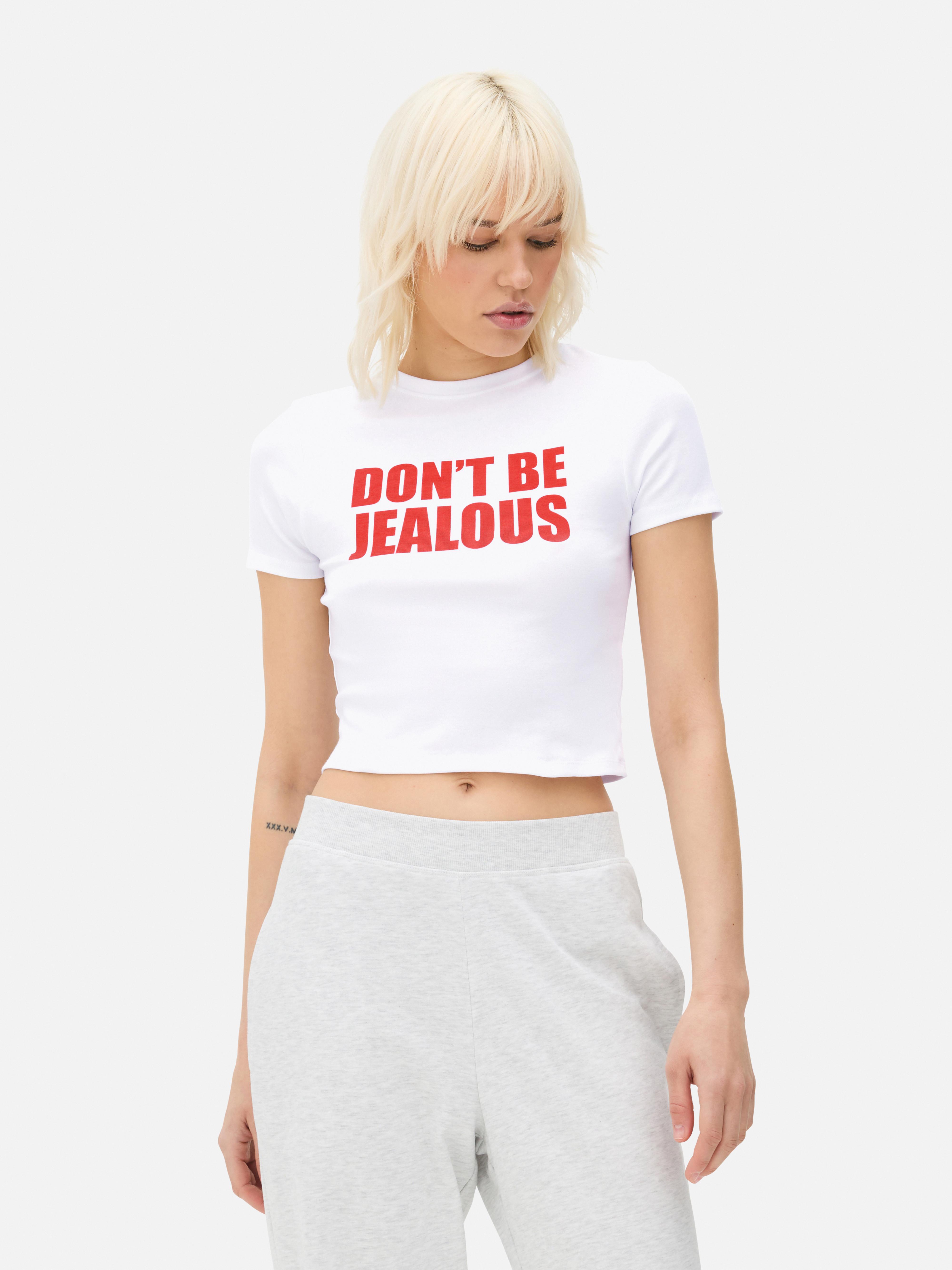 T-shirt curta estampada