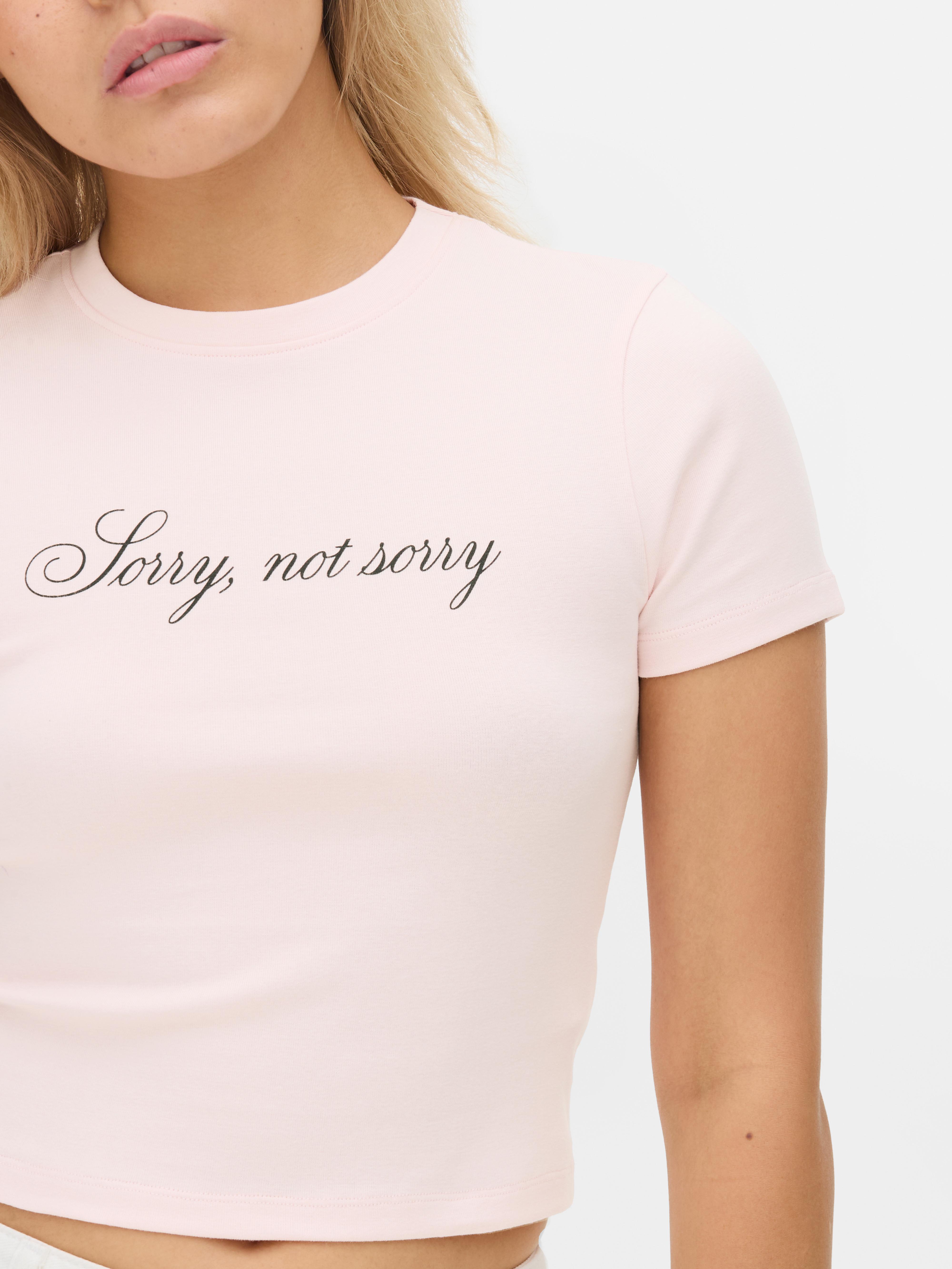 Camiseta estampada corta