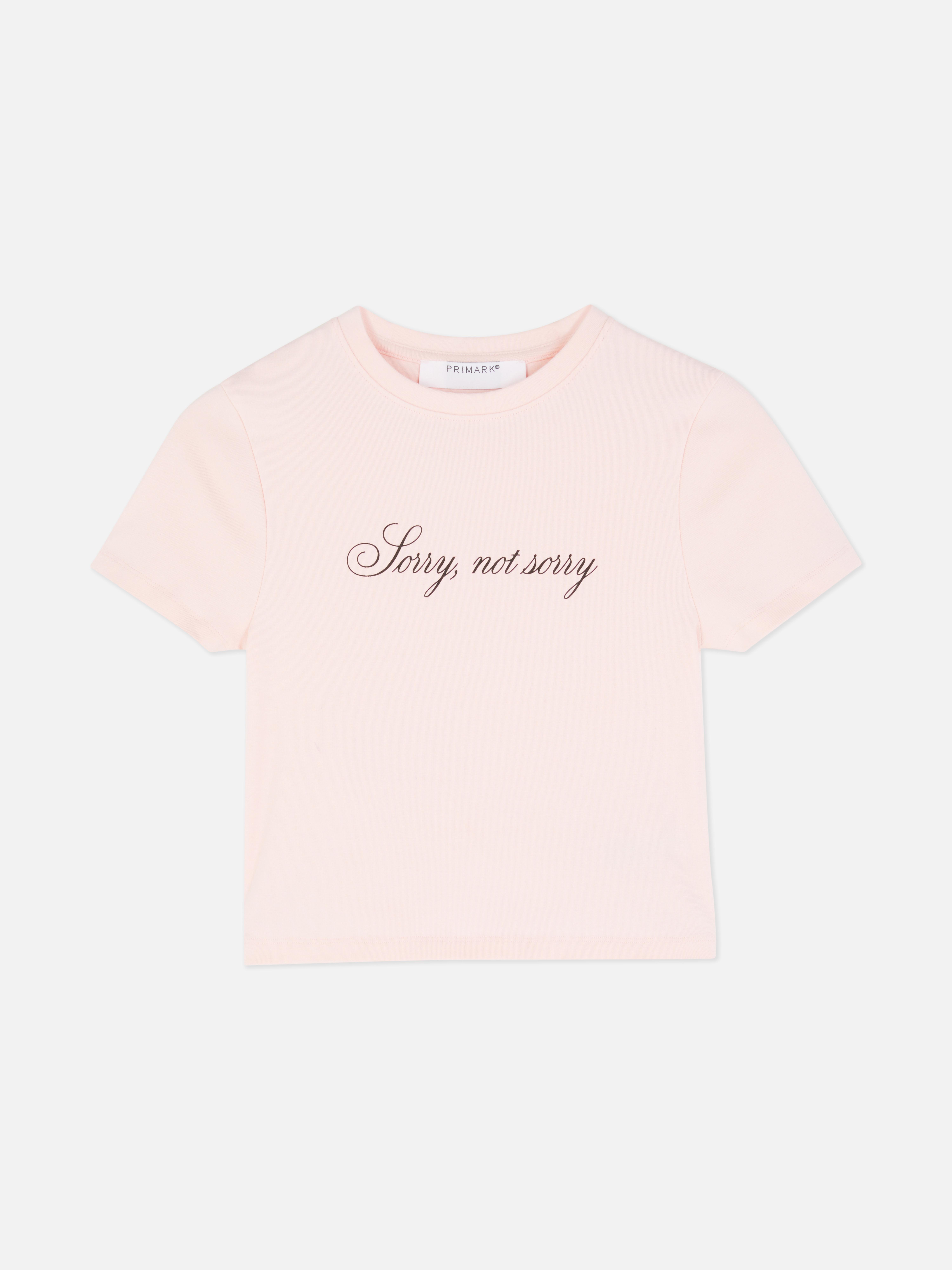 Camiseta estampada corta