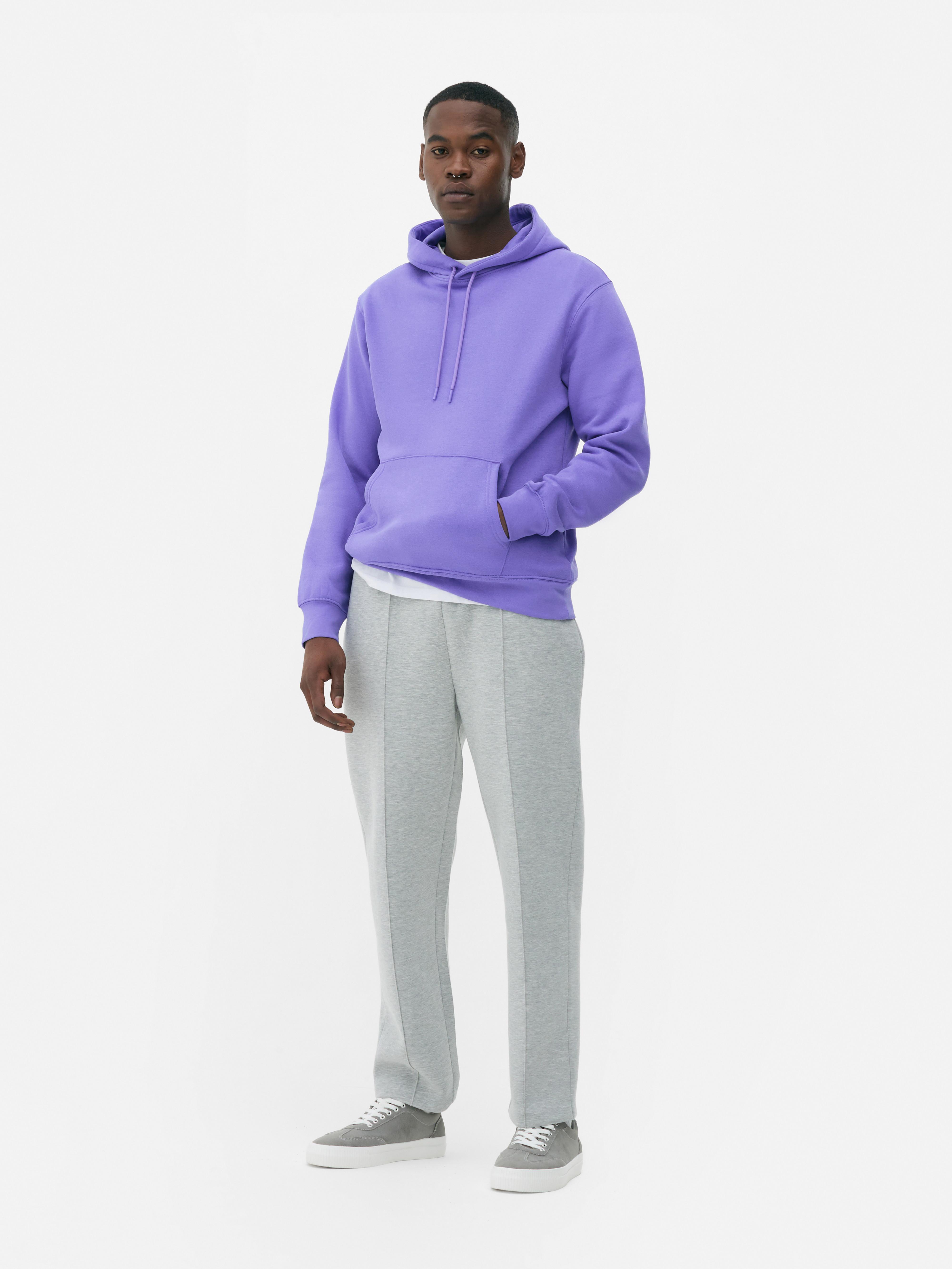 Drawstring Hoodie Purple