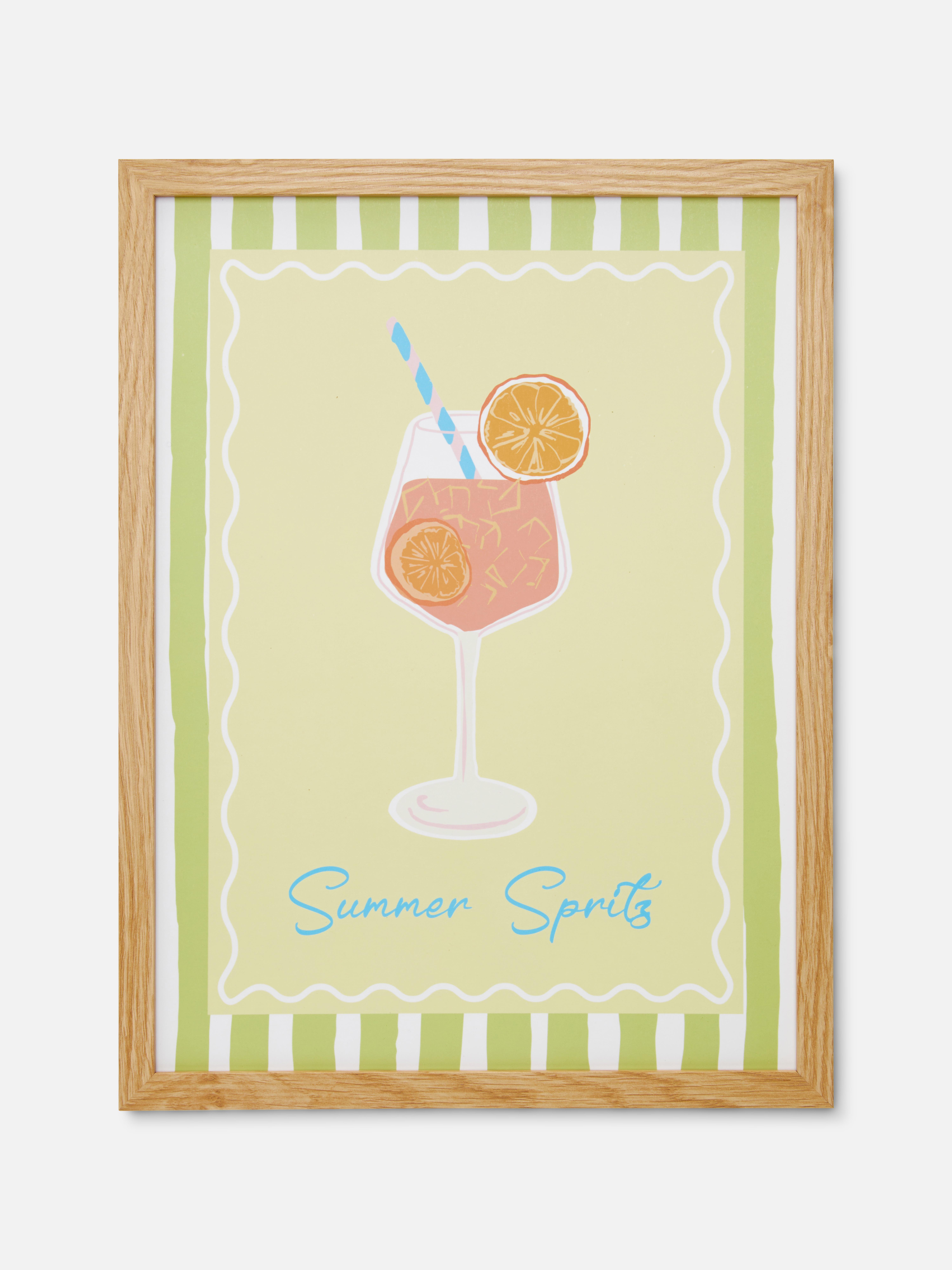 Muurkunst cocktail