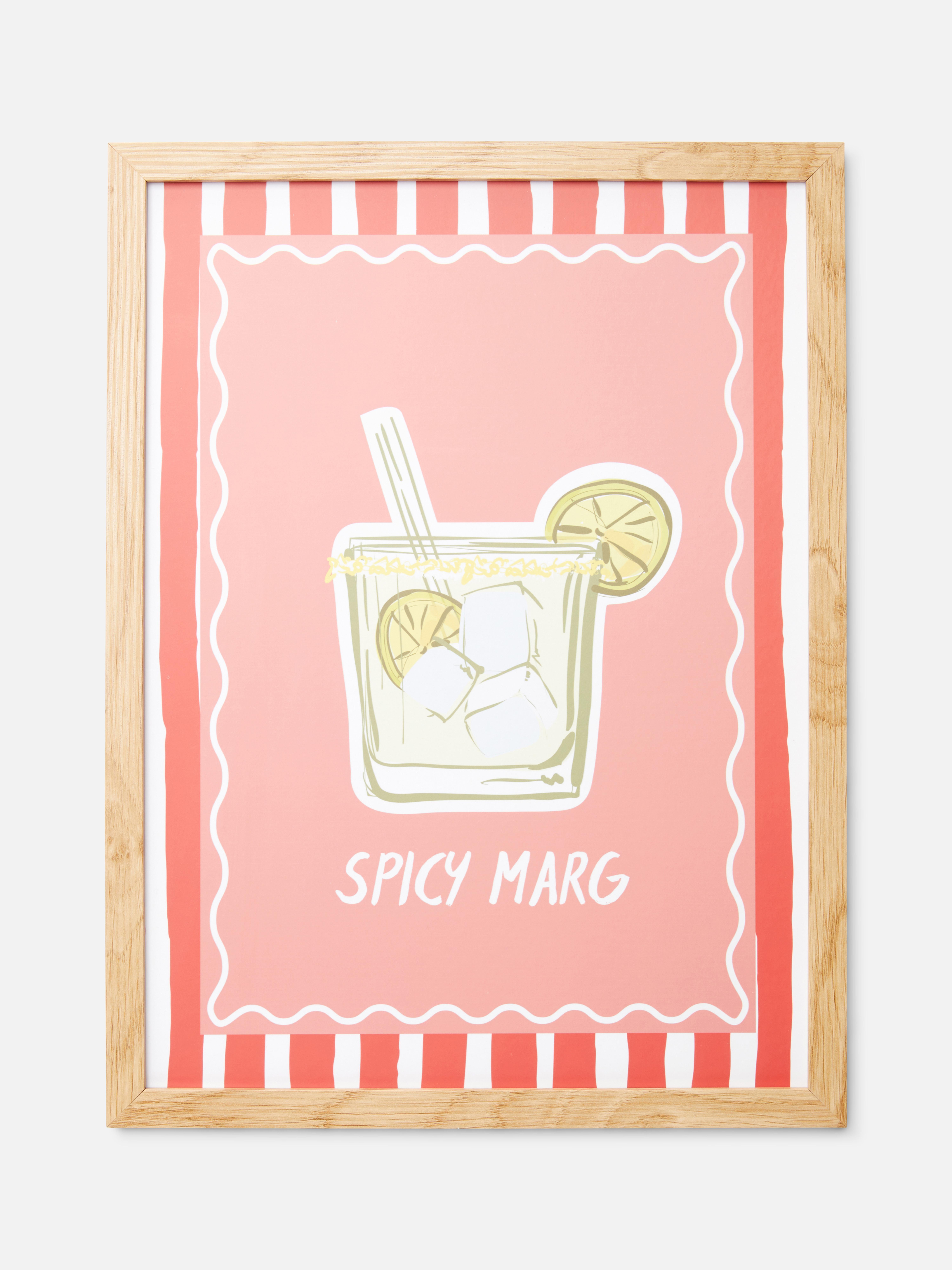 Muurkunst cocktail