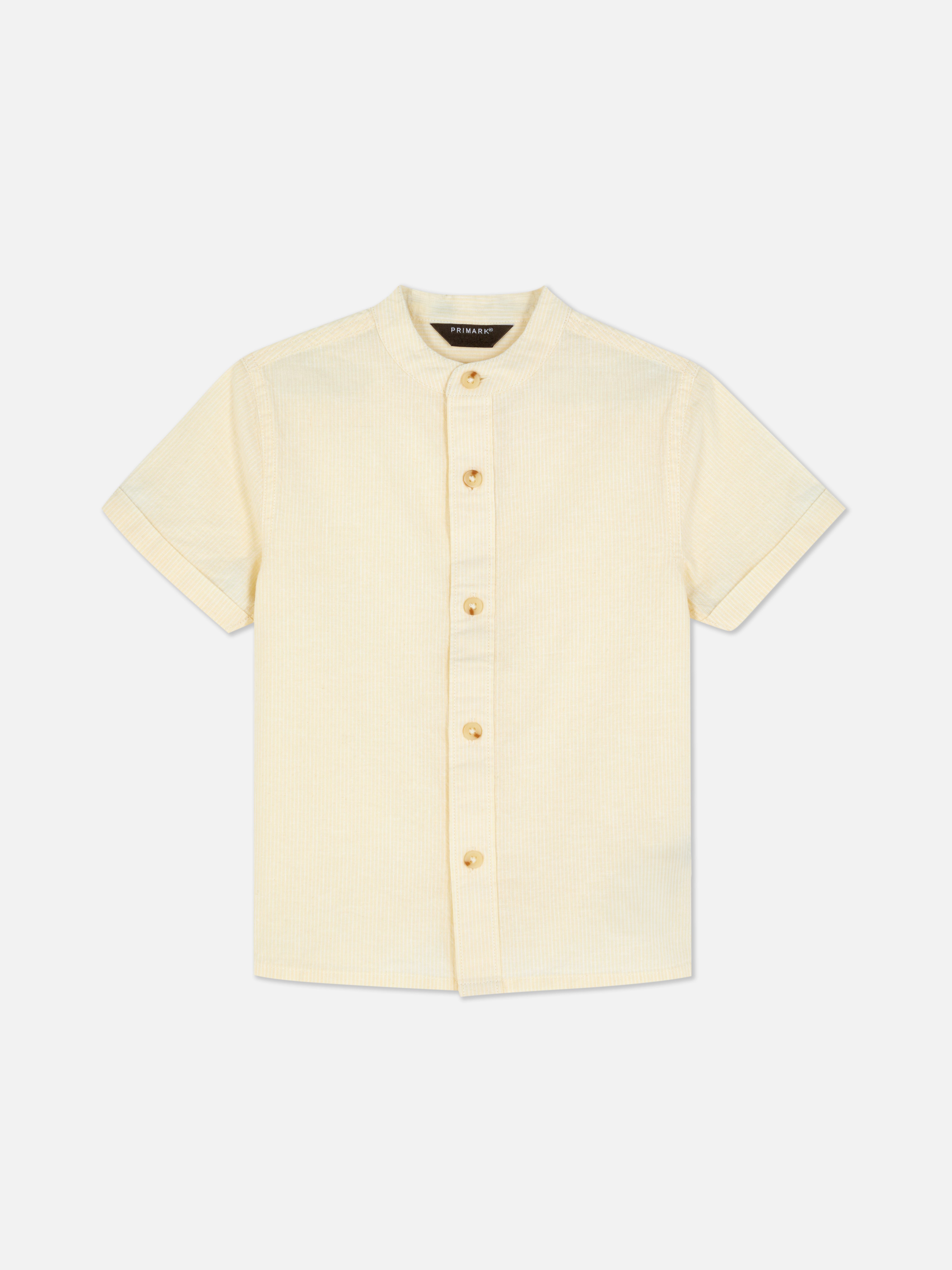 Younger Kids’ Band Collar Shirt