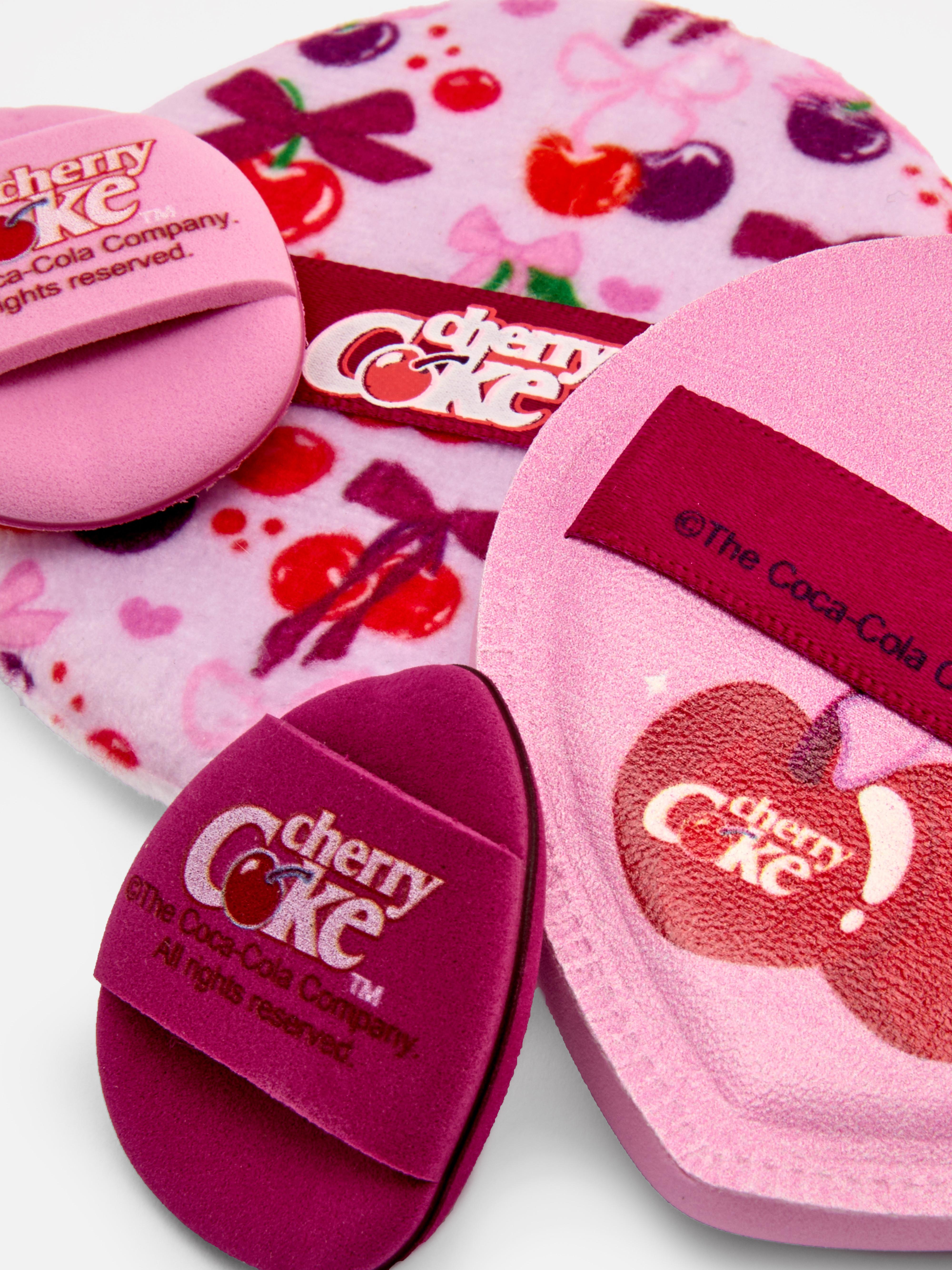 Pack 4 esponjas maquilhagem Cherry Coke