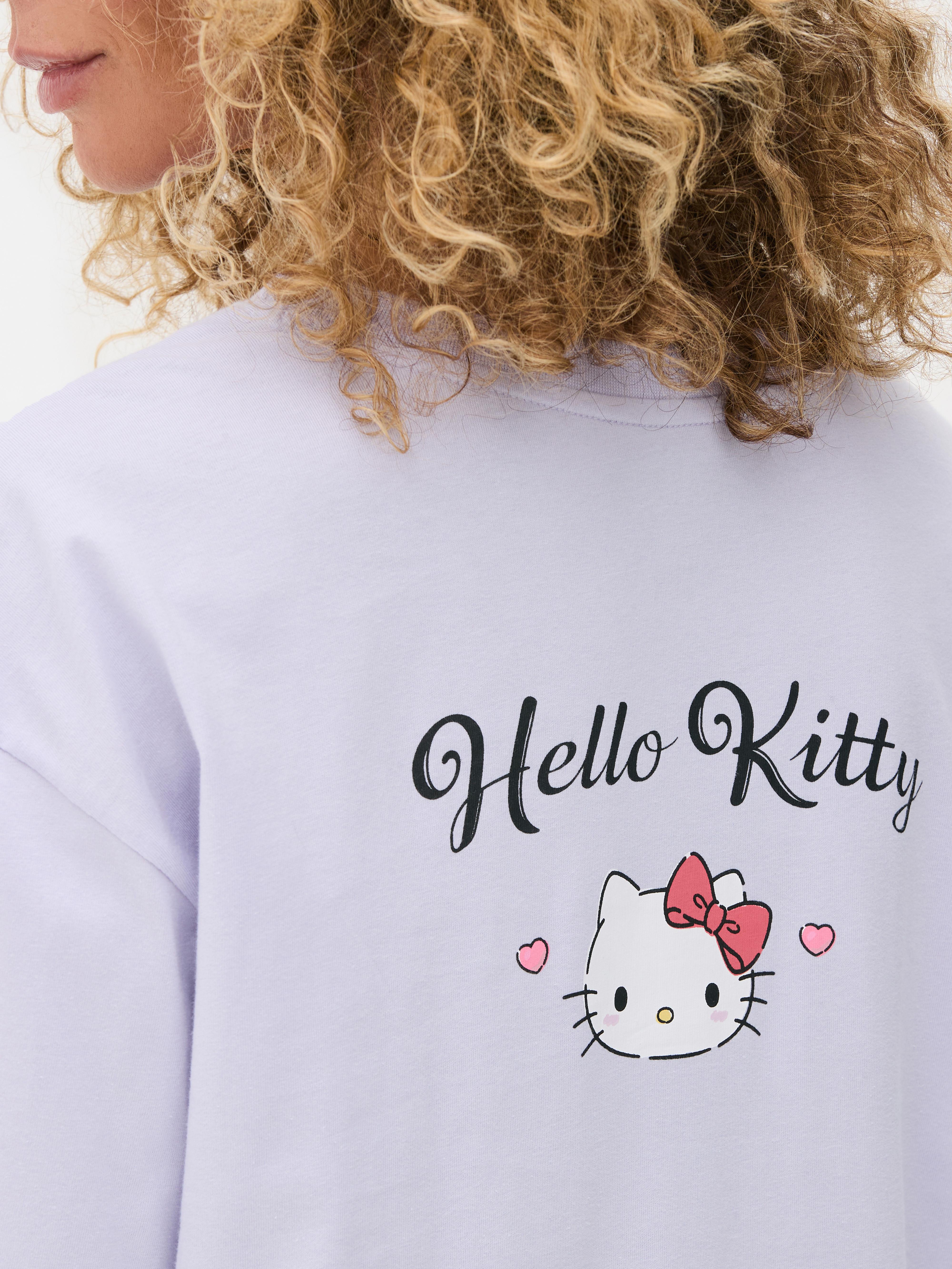 Camisa noite larga Hello Kitty