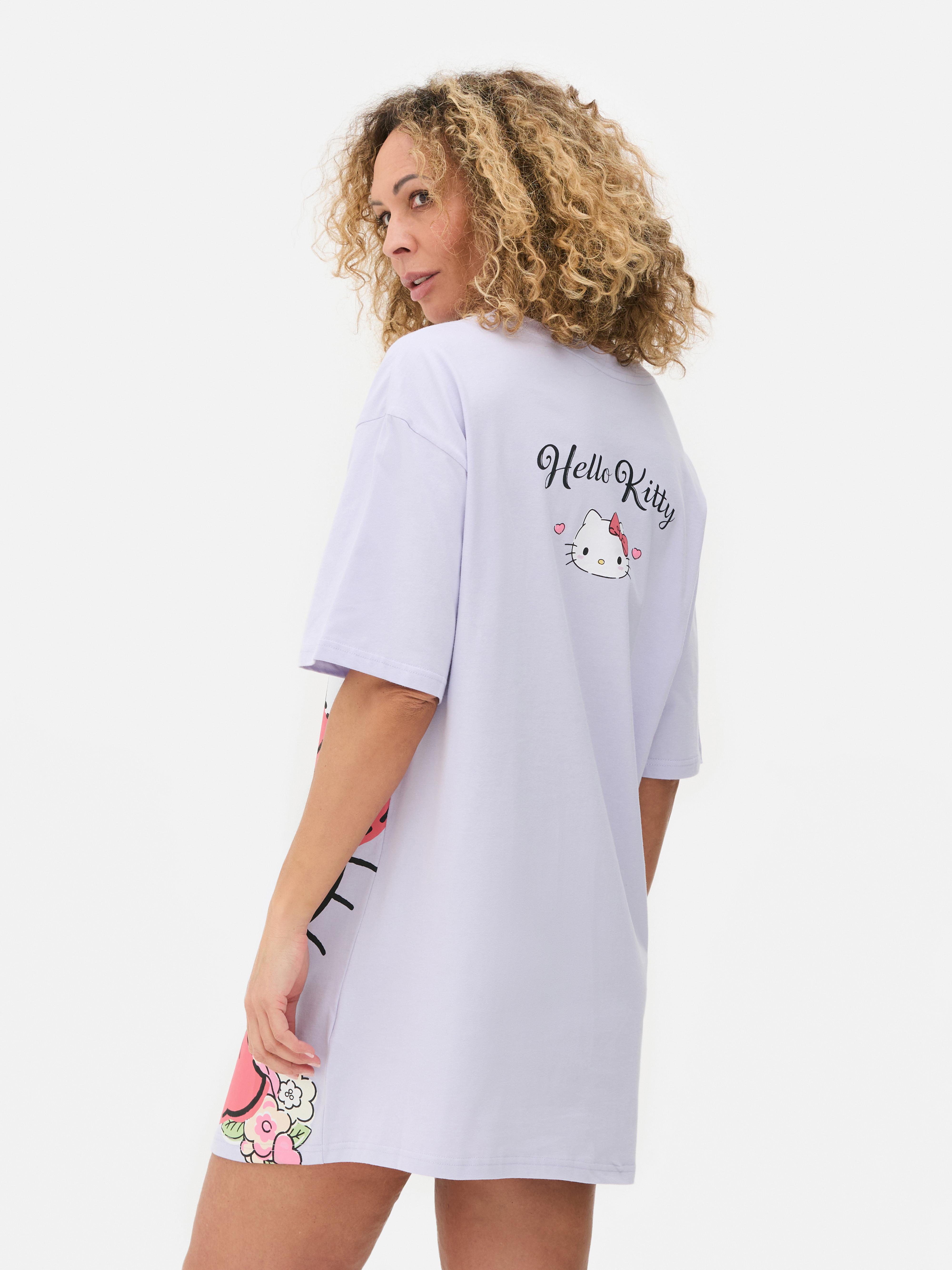Camisa noite larga Hello Kitty