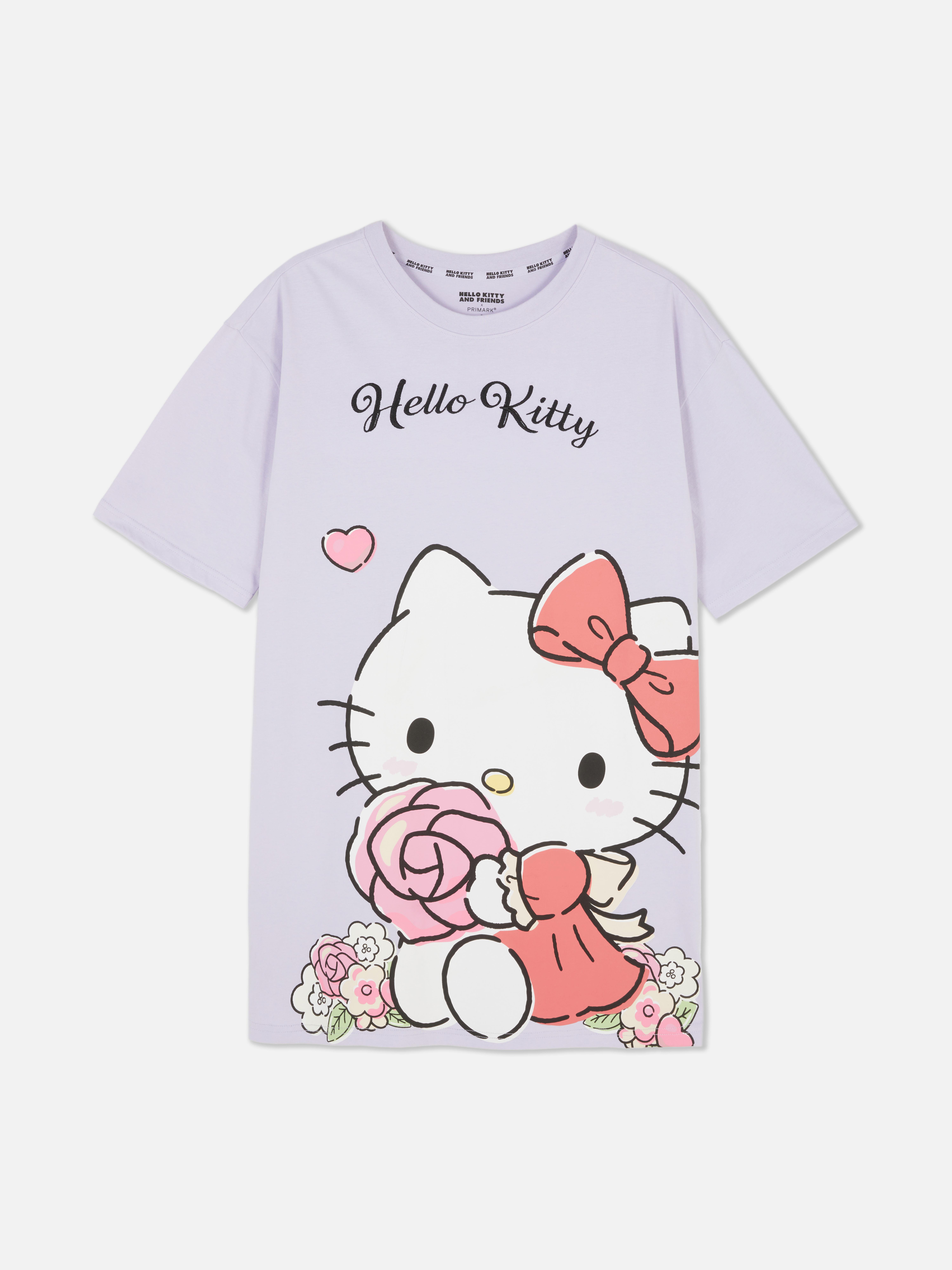 Camisa noite larga Hello Kitty