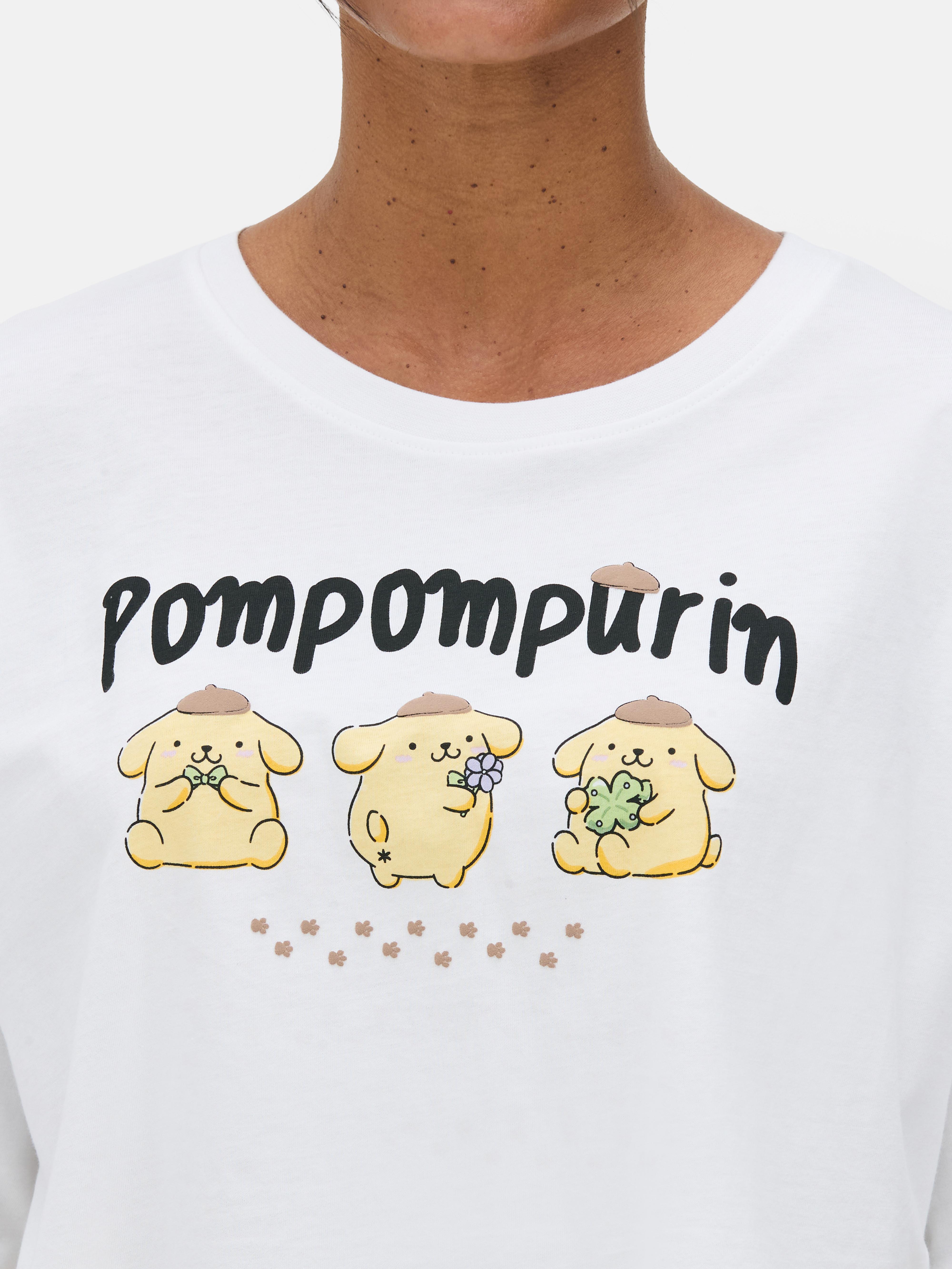 Kurzer „Pompompurin“ Schlafanzug