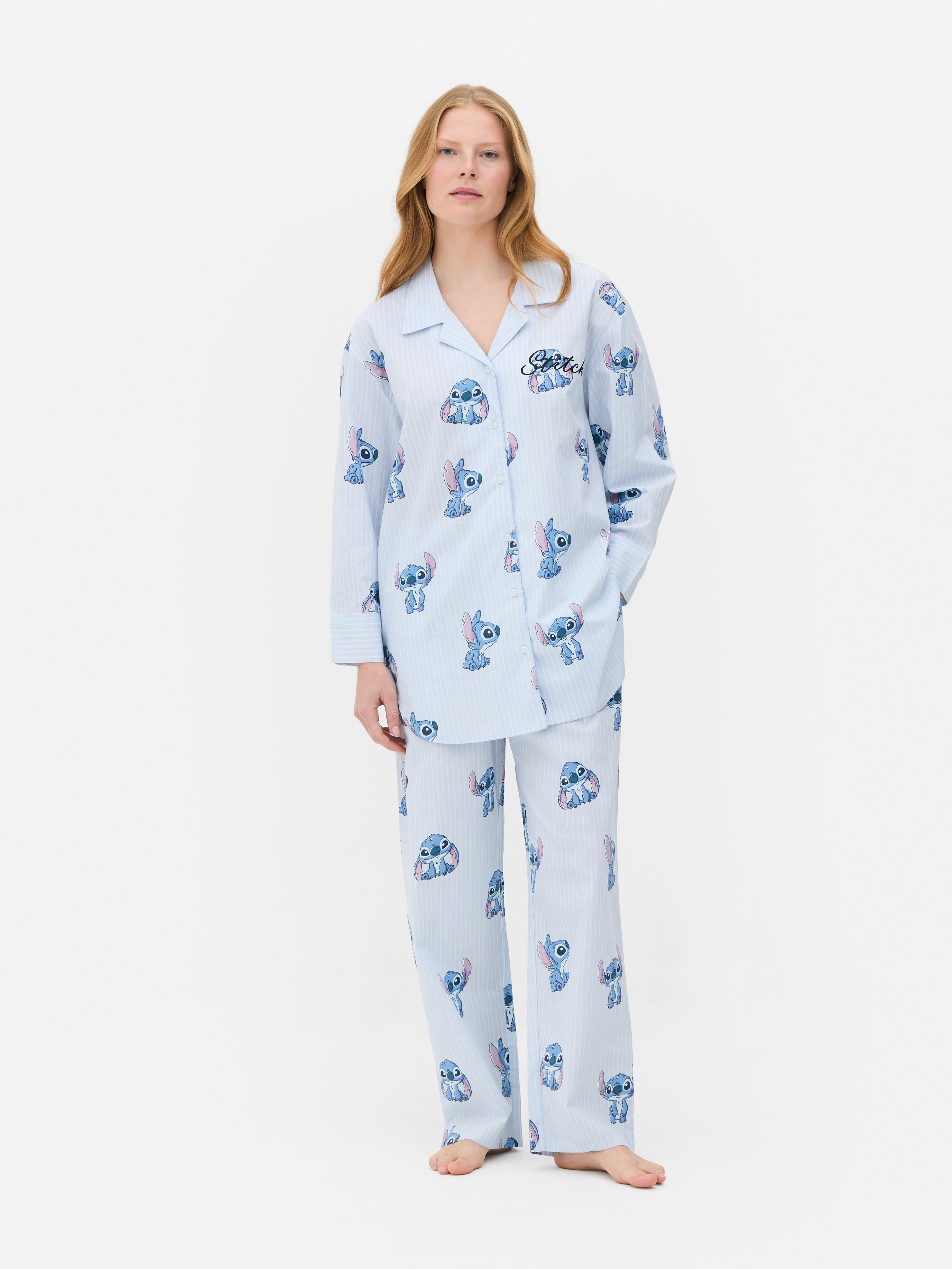 Disney’s Stitch Button-Up Pyjama Shirt