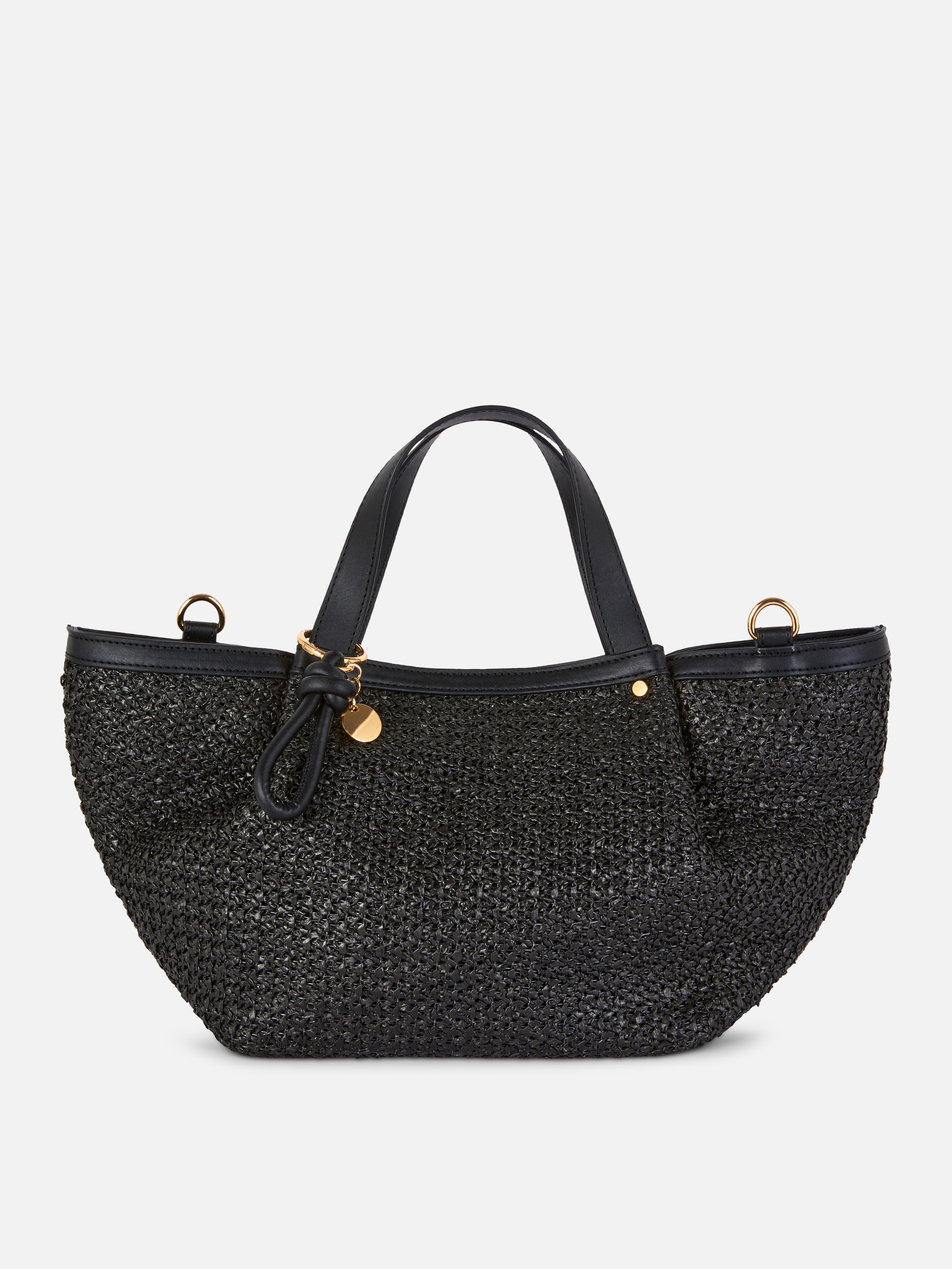 women-s-black-straw-midi-tote-primark