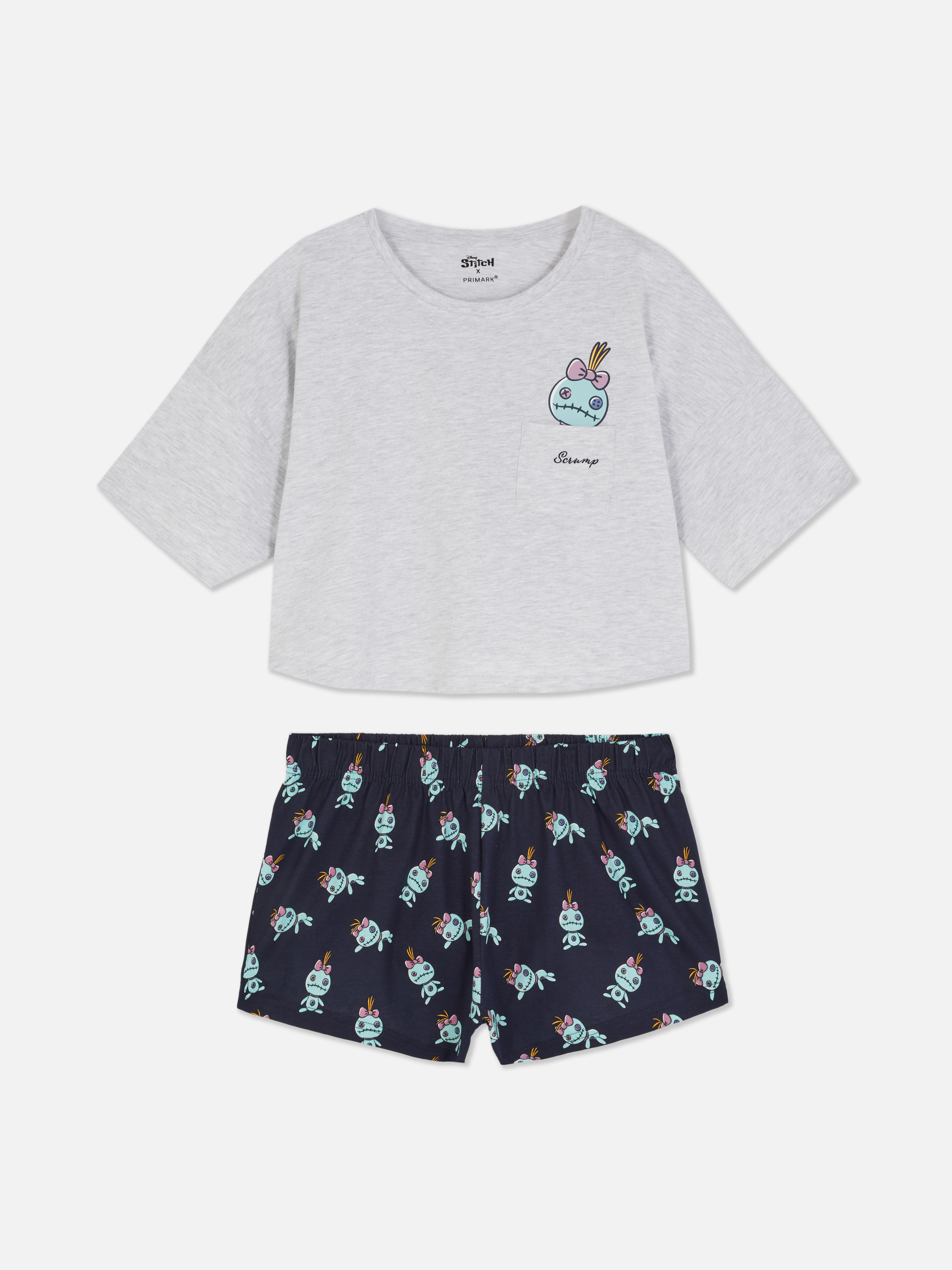 Disney’s Stitch Shorts Pajama Set