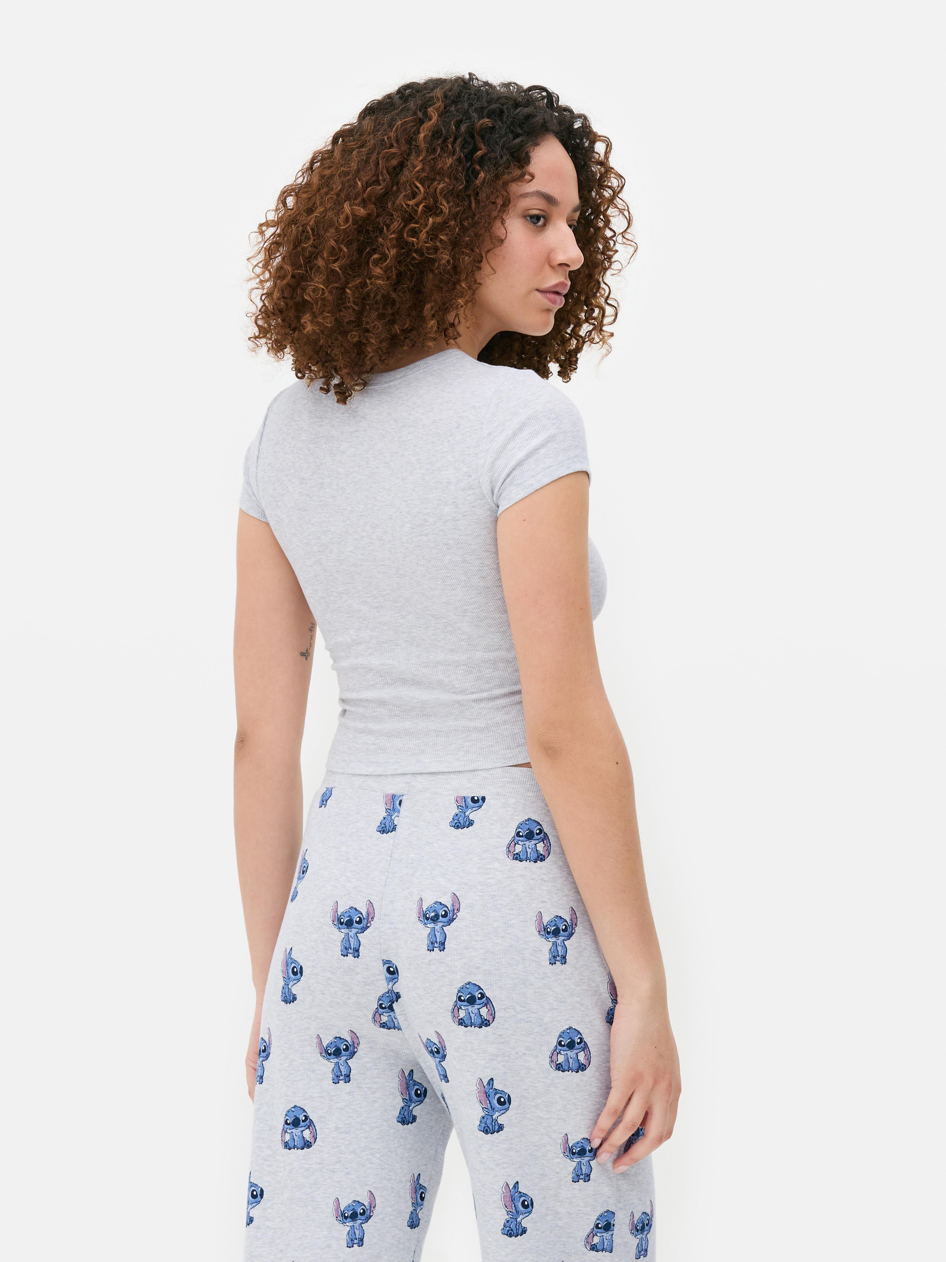 Disney’s Stitch Ribbed Pajama Top