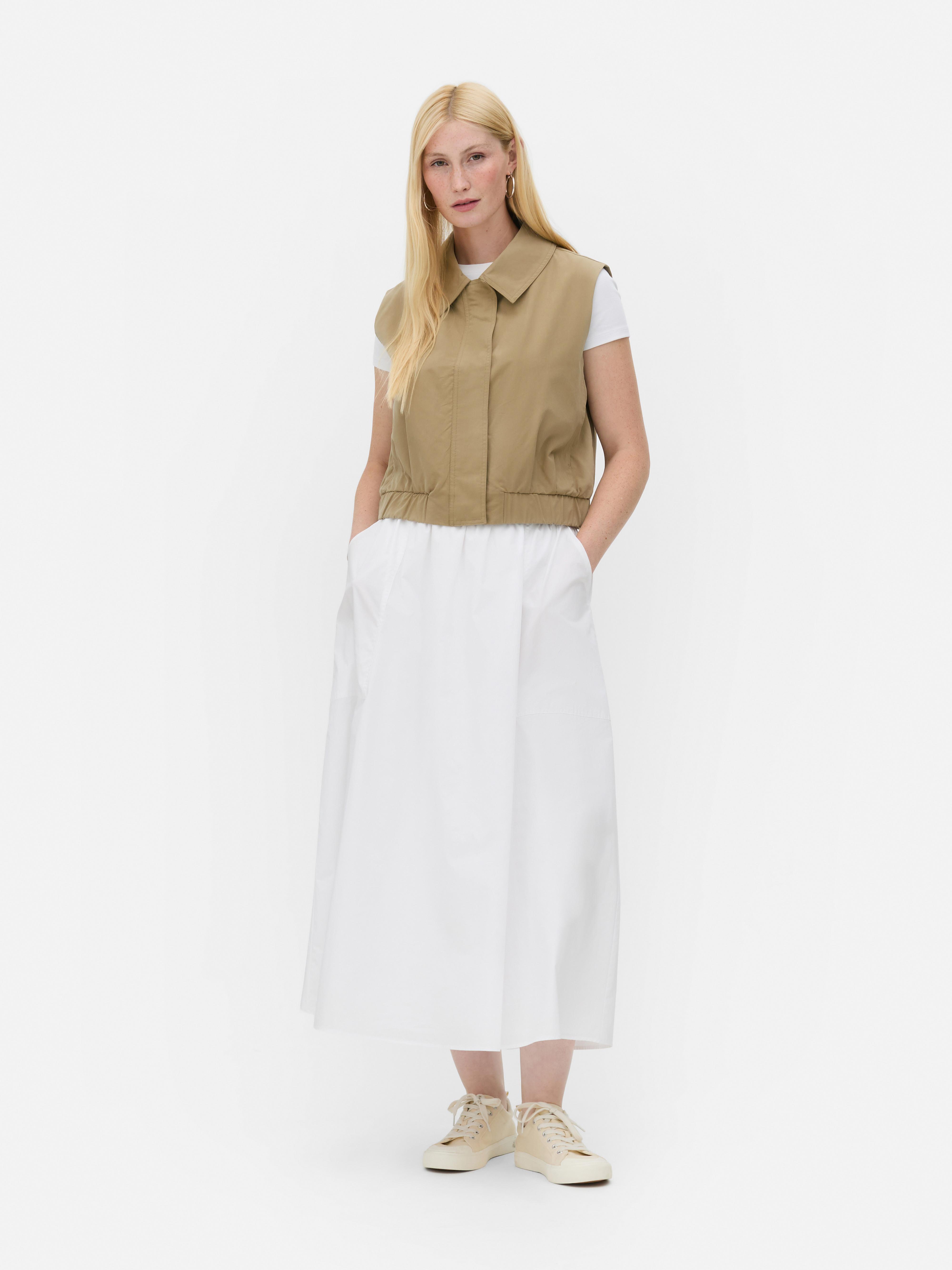 Bomber Plus Size Khaki Skirt Jackets Oversized Boxy Padded Nylon