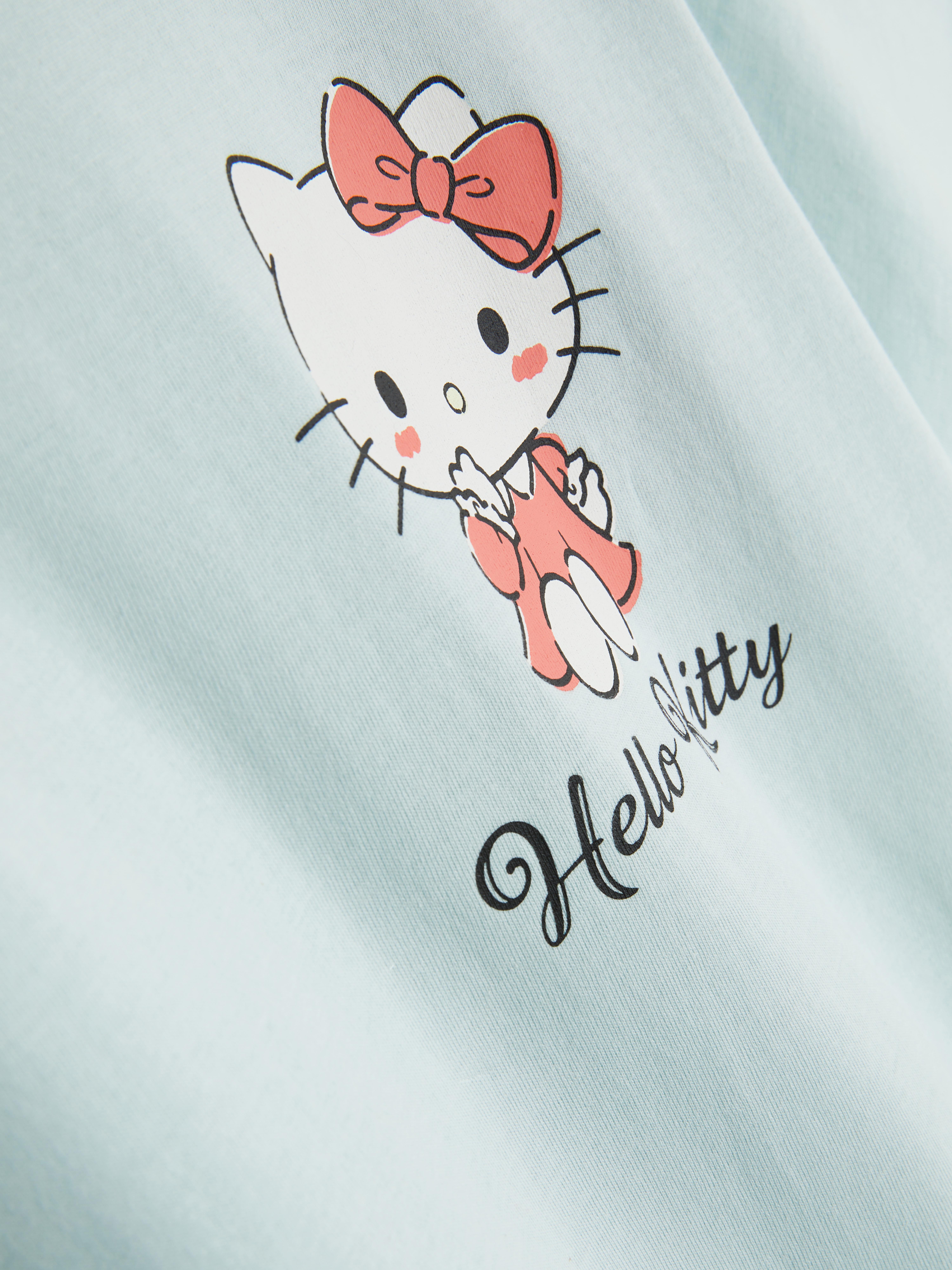 Camisa noite manga curta Hello Kitty
