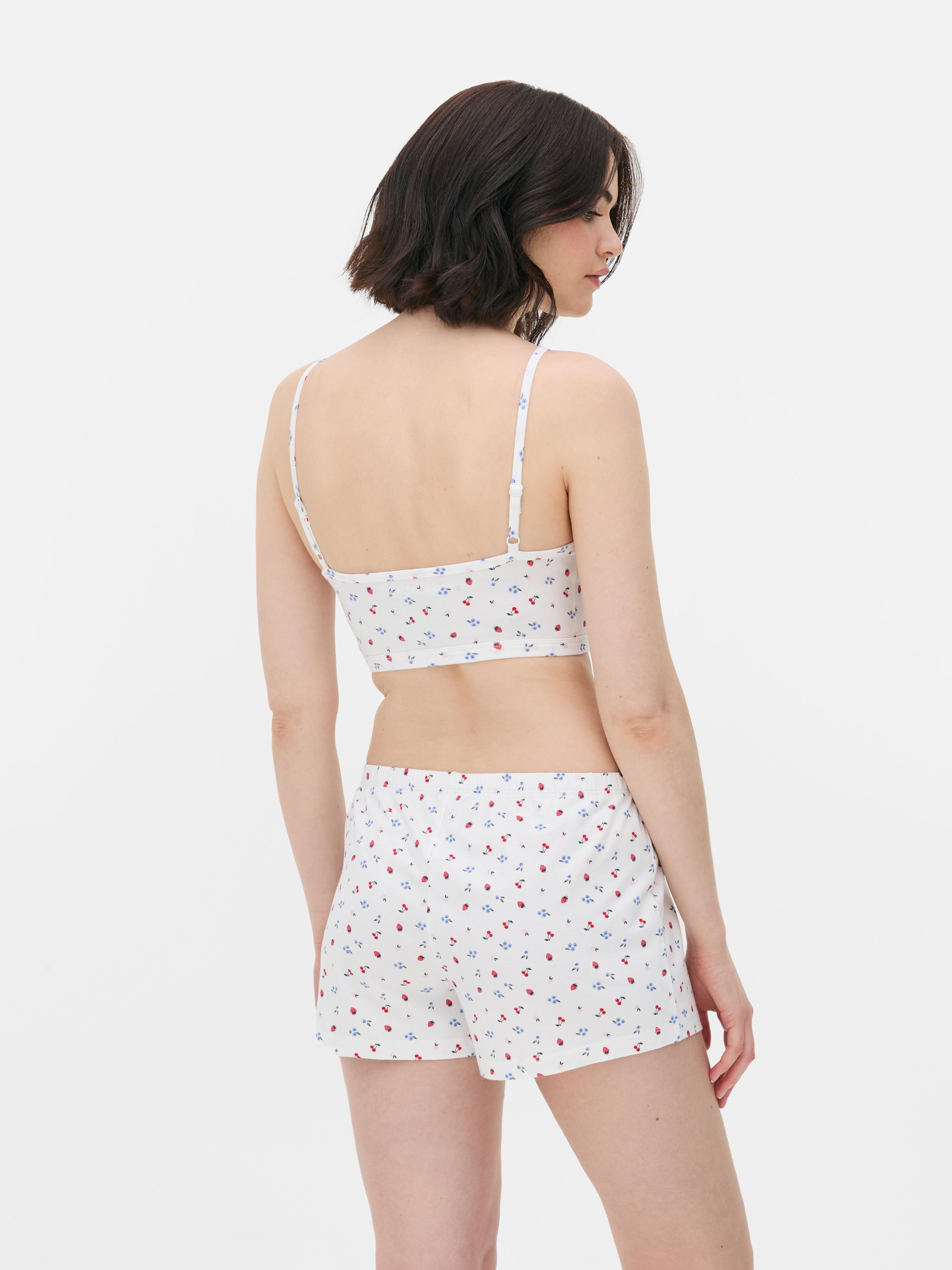 Cropped Cami and Shorts Set