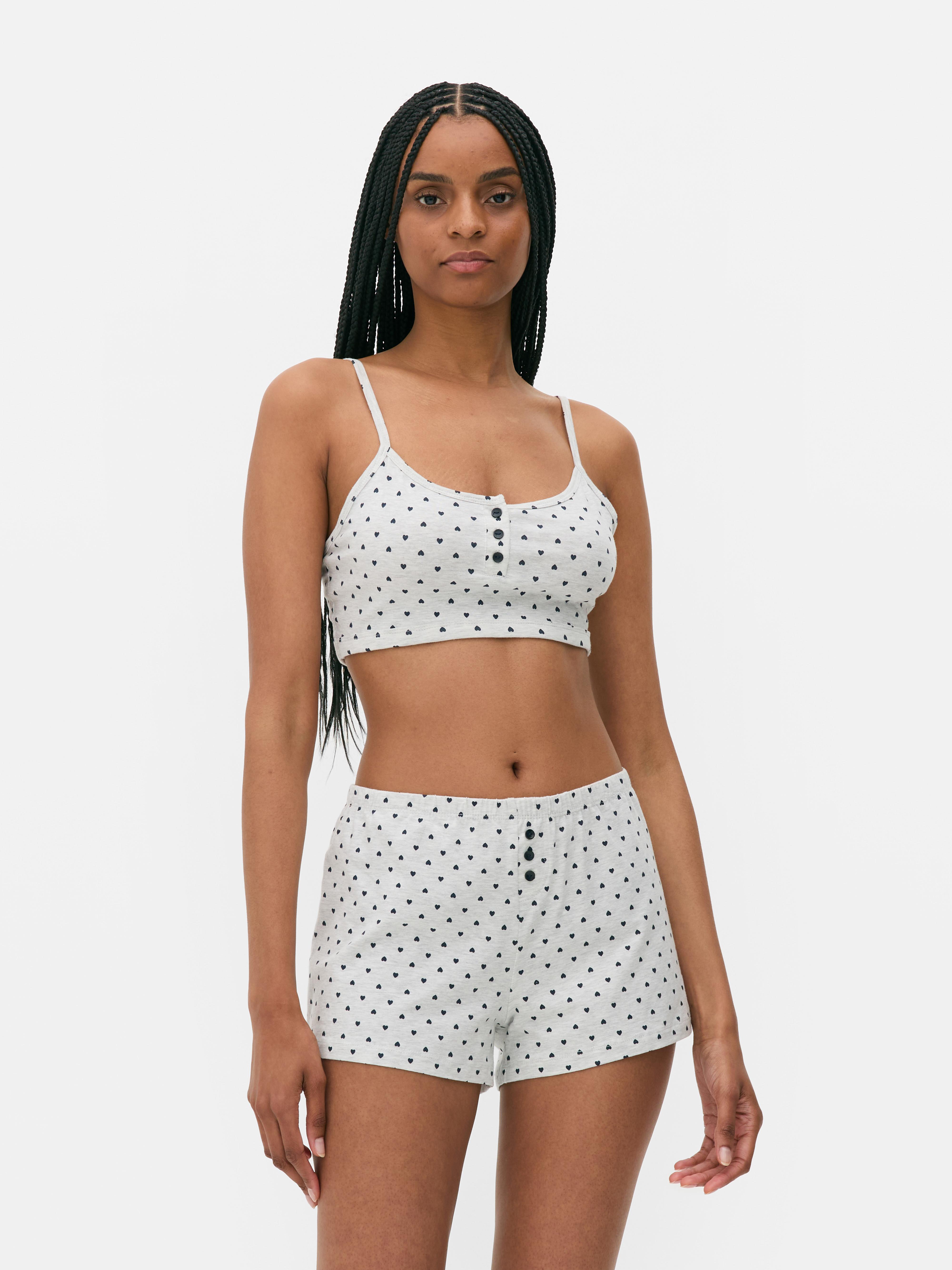 Cropped Cami and Shorts Set