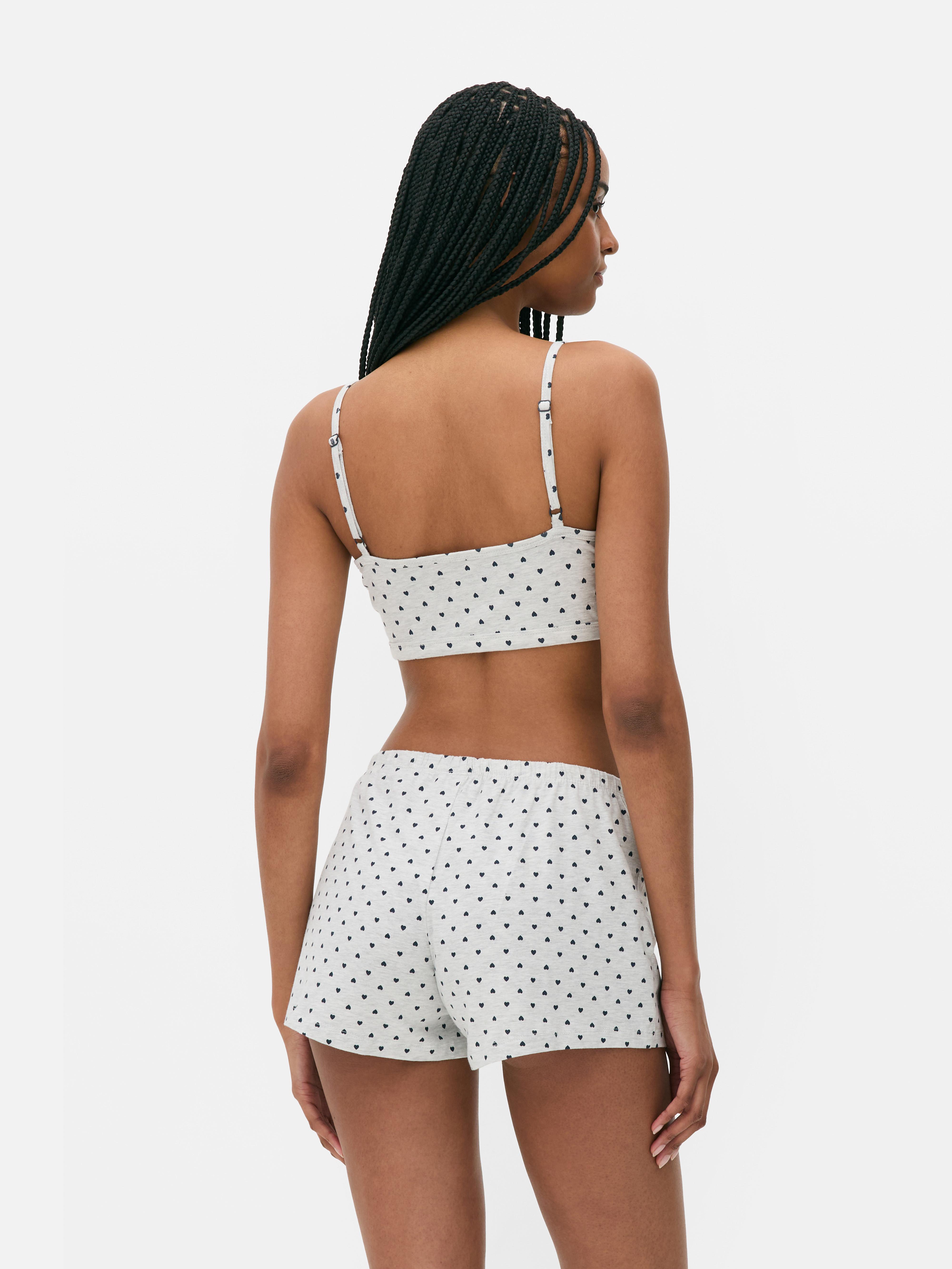 Cropped Cami and Shorts Set