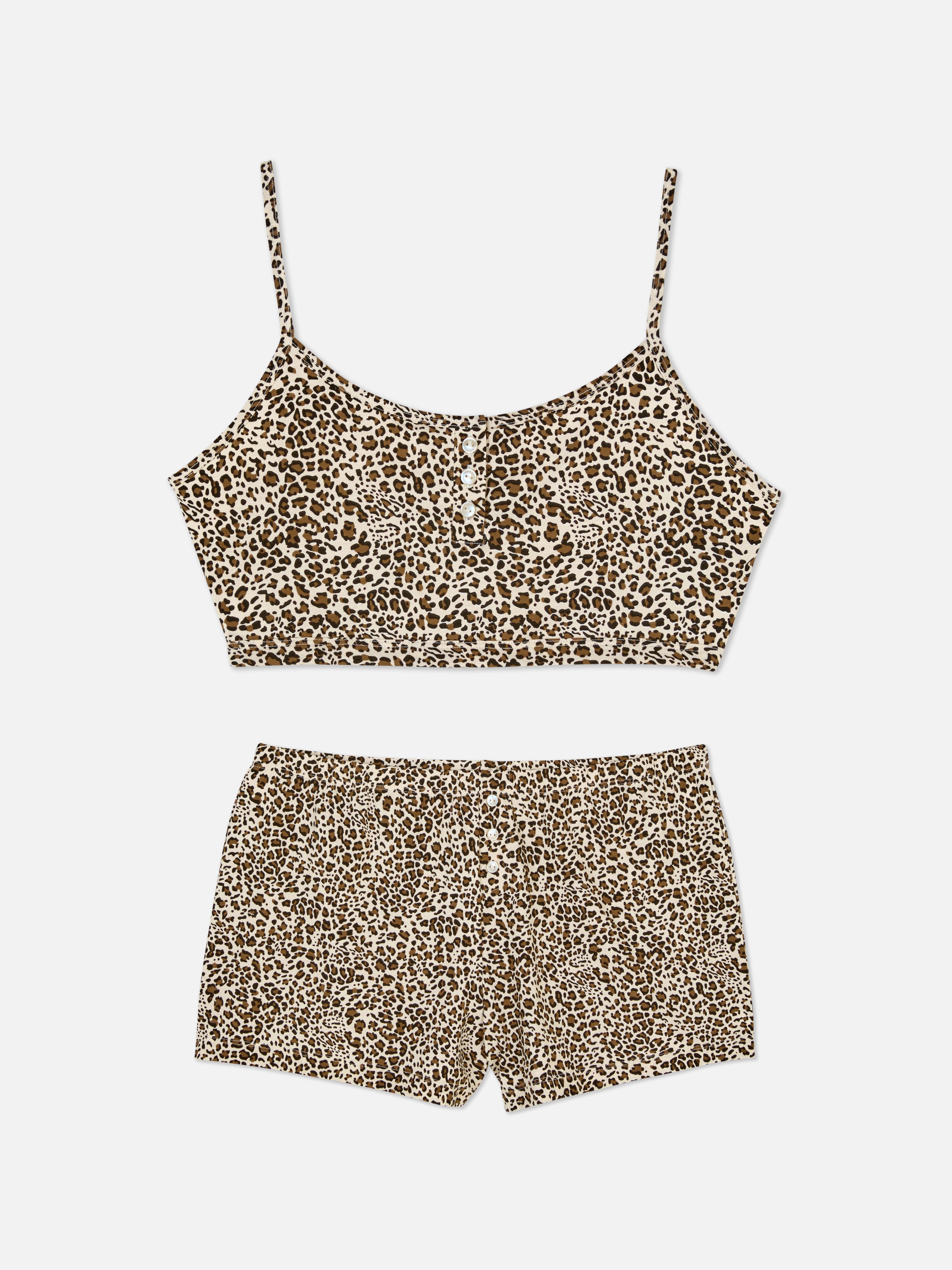 Cropped Cami and Shorts Set