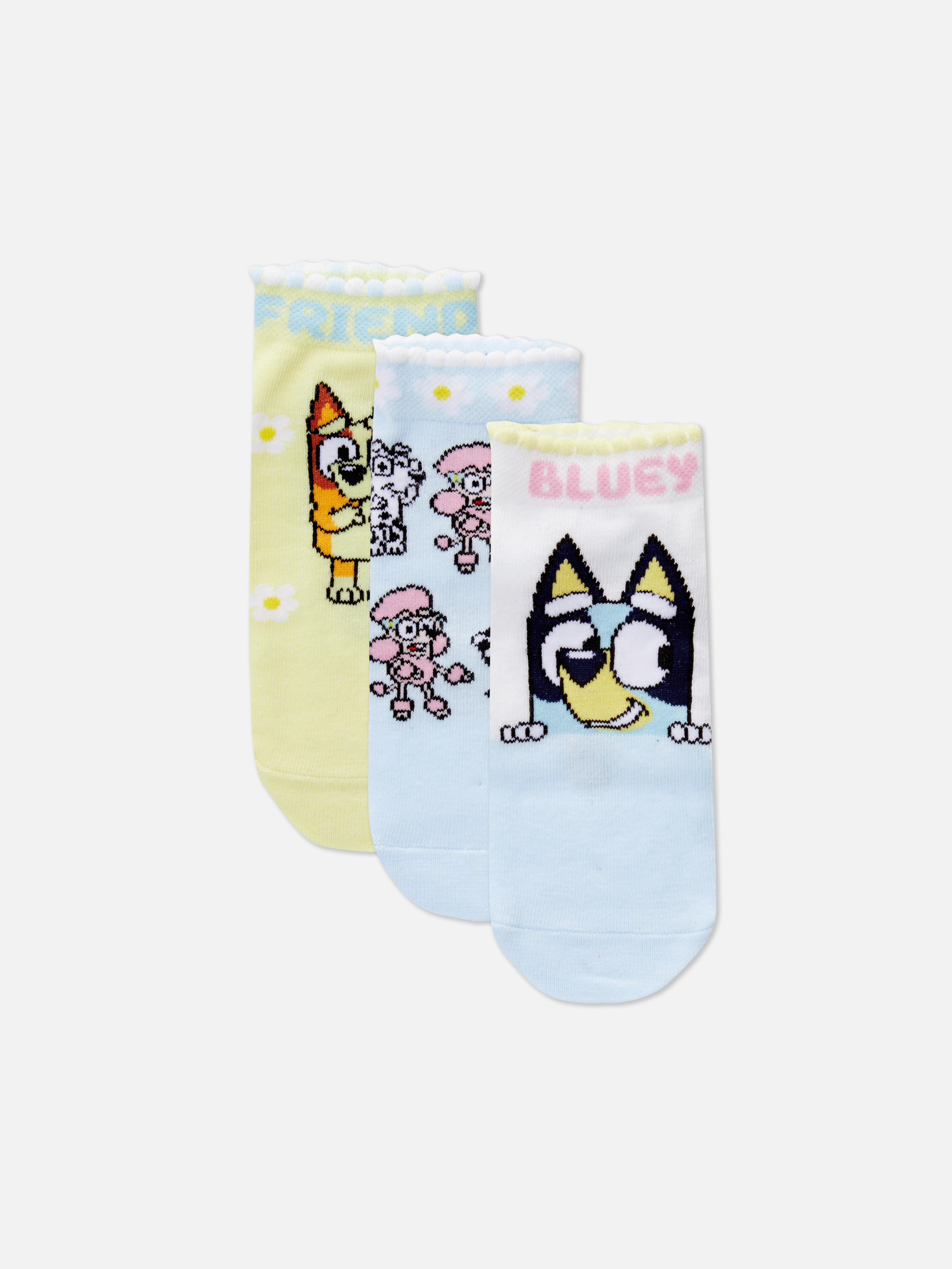 Confezione da 3 paia di calzini sportivi Bluey