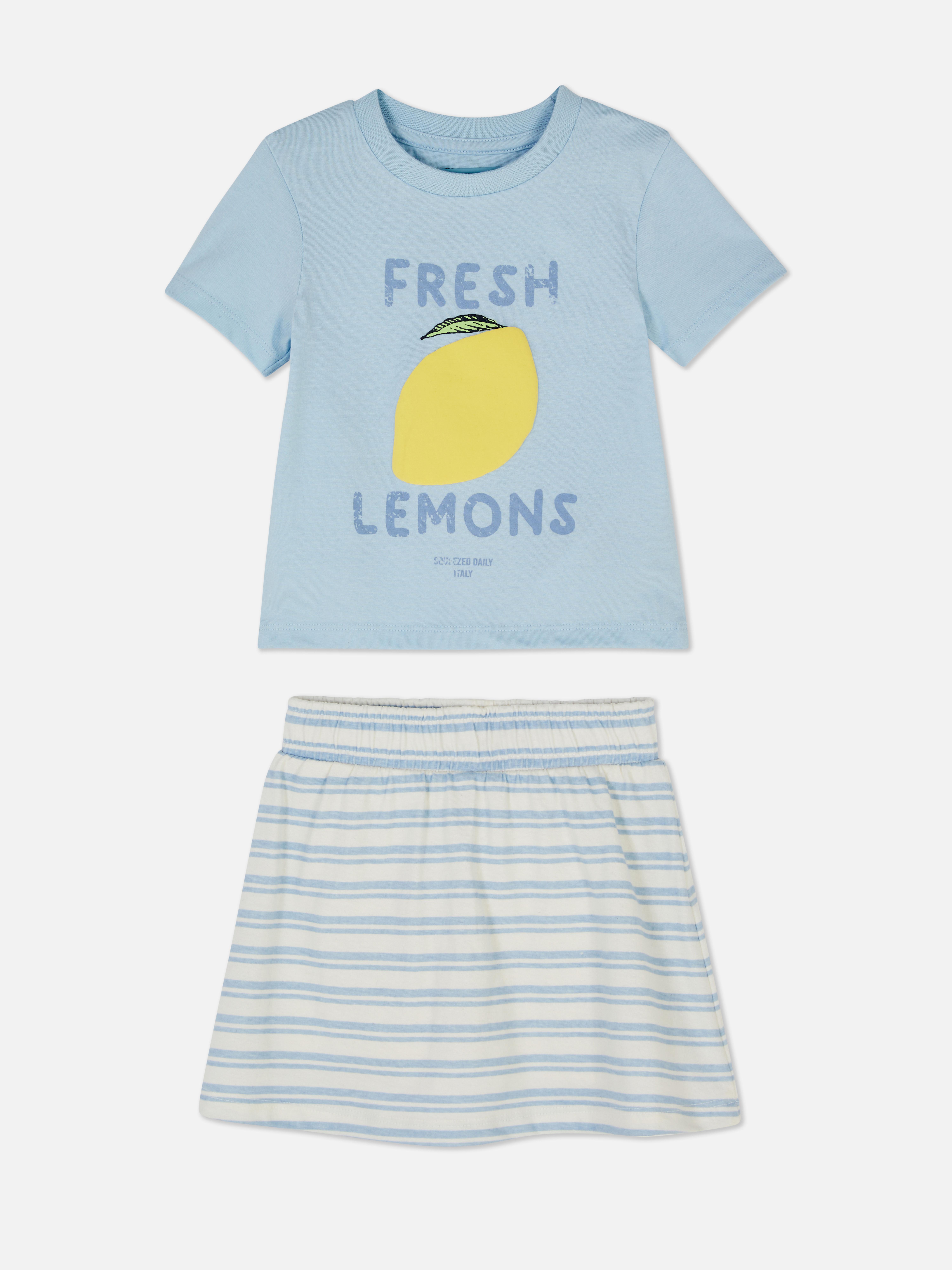 Graphic T-Shirt and Skort