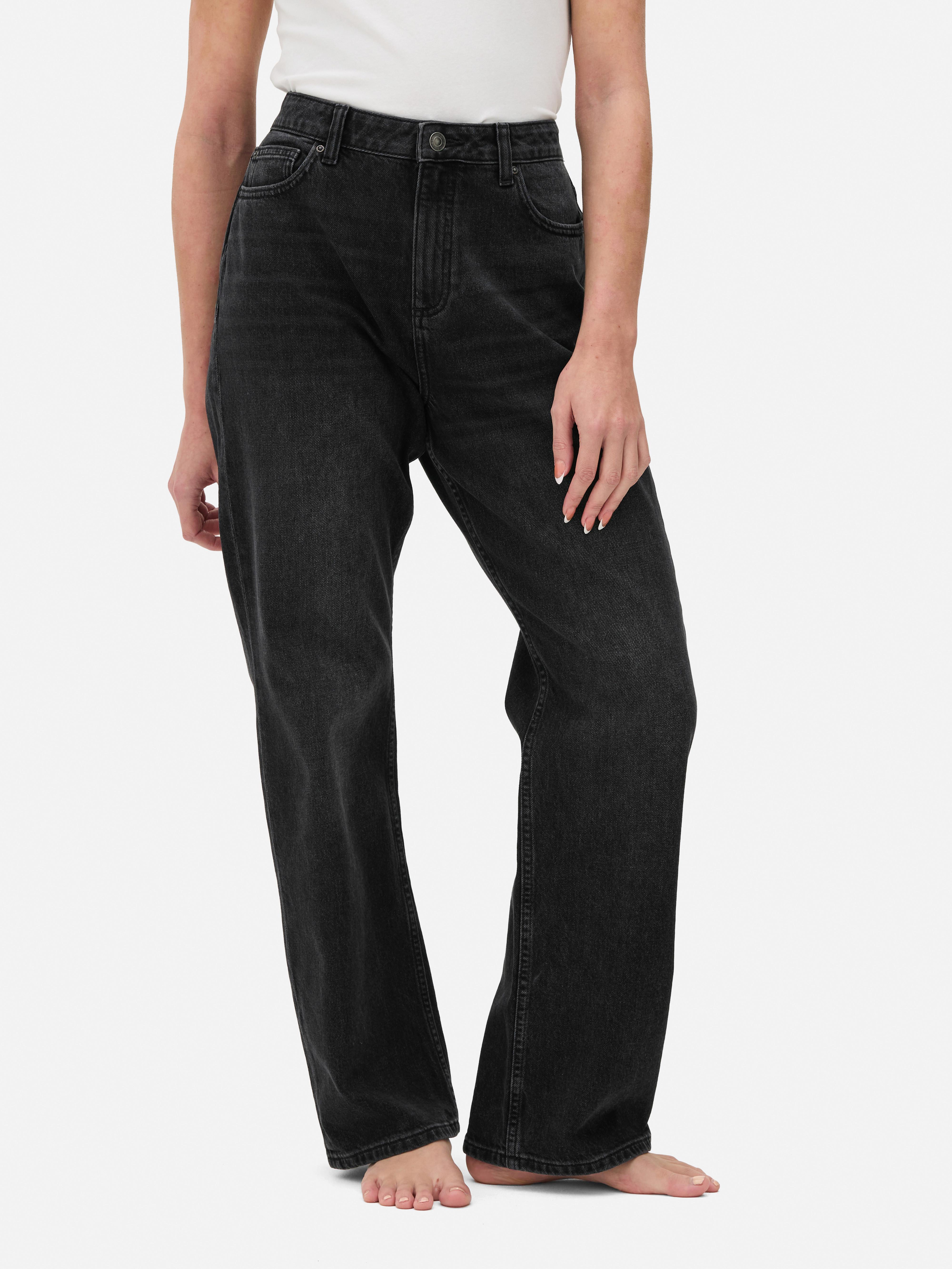 Straight Leg Denim Jeans | Short & Long