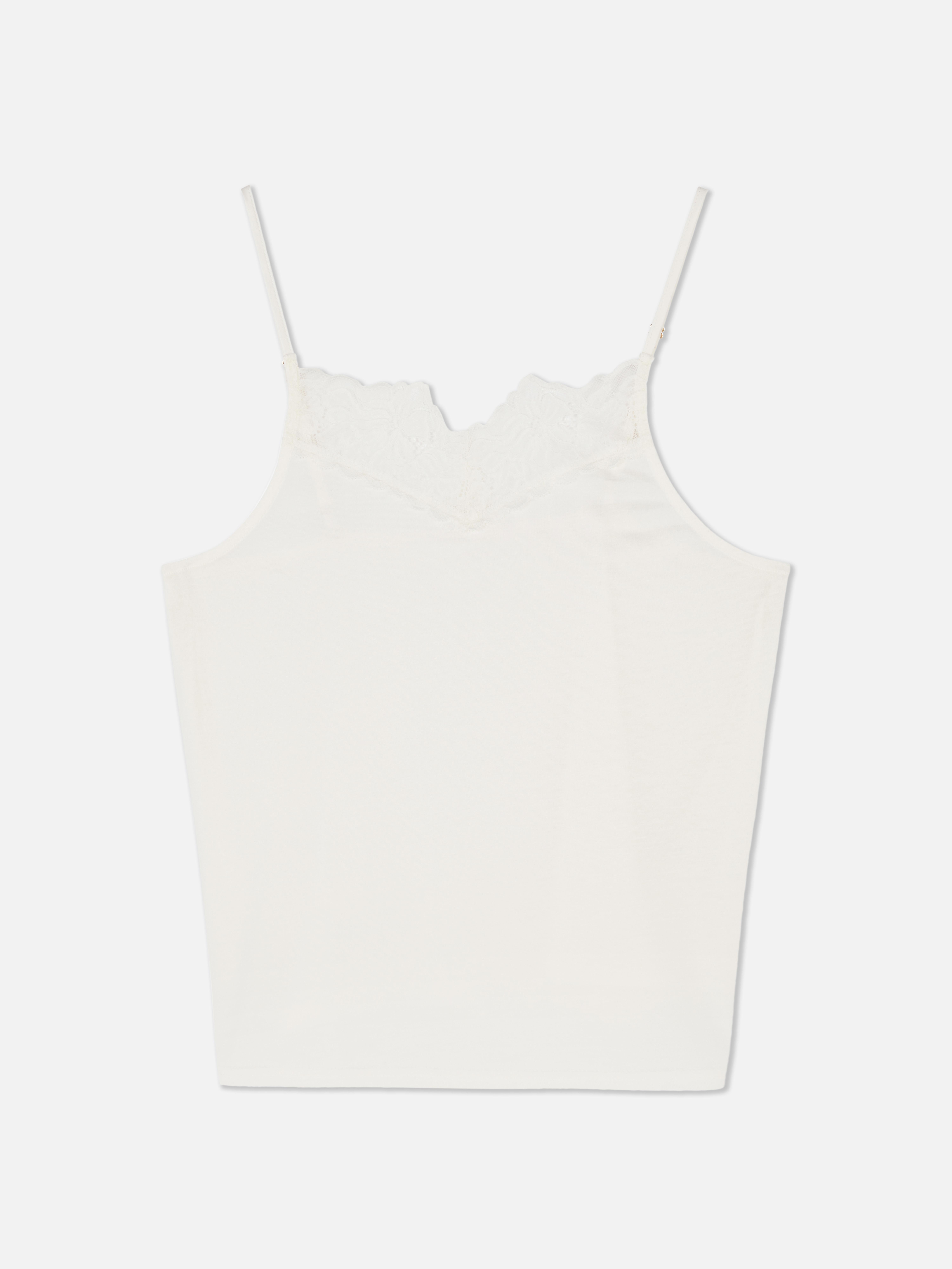 ★GLOWNY★ HEART LACE CAMI WHITE HEART LACE CAMI (WHITE) - GLOWNY