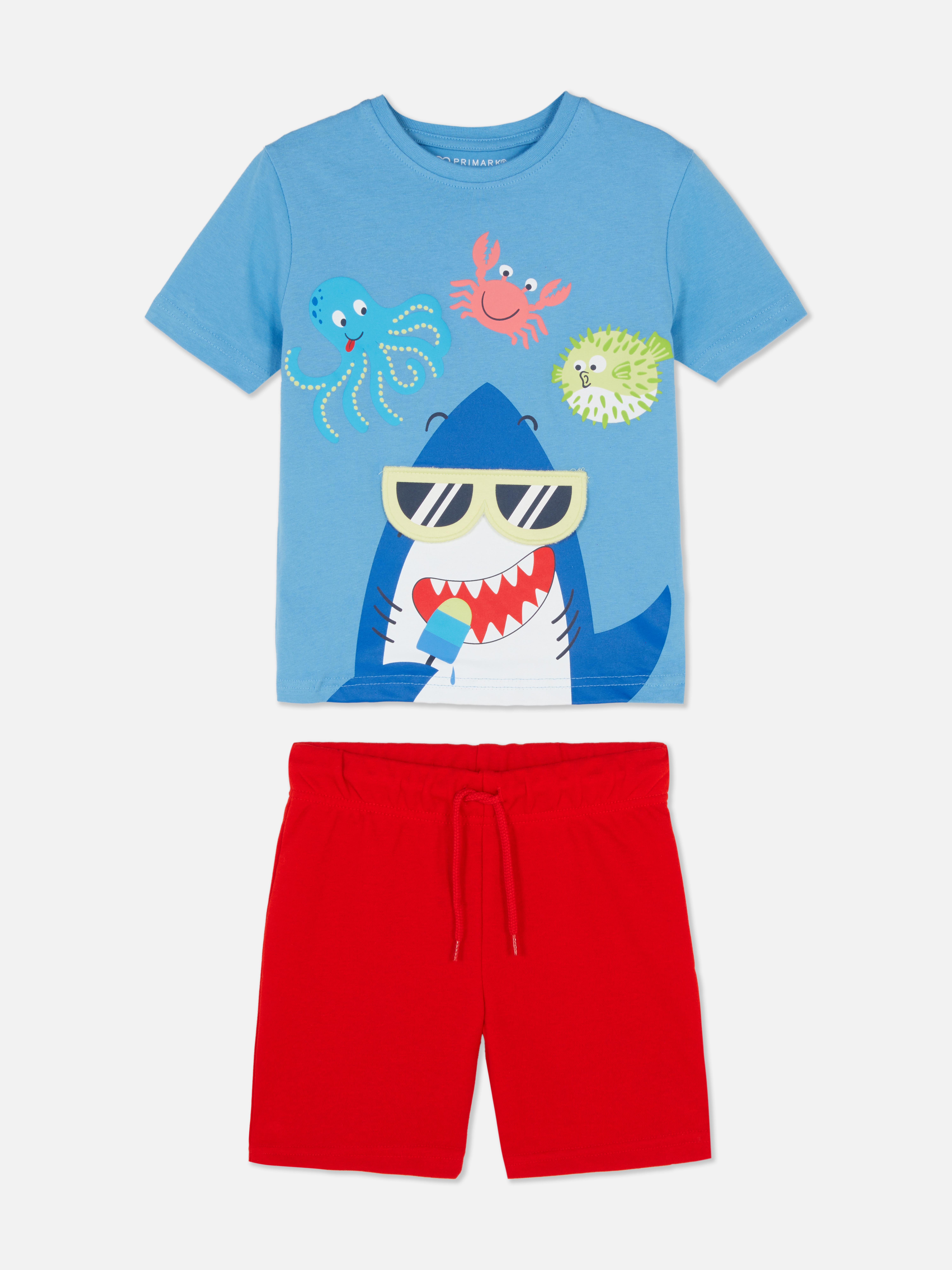 Shark T-Shirt and Shorts