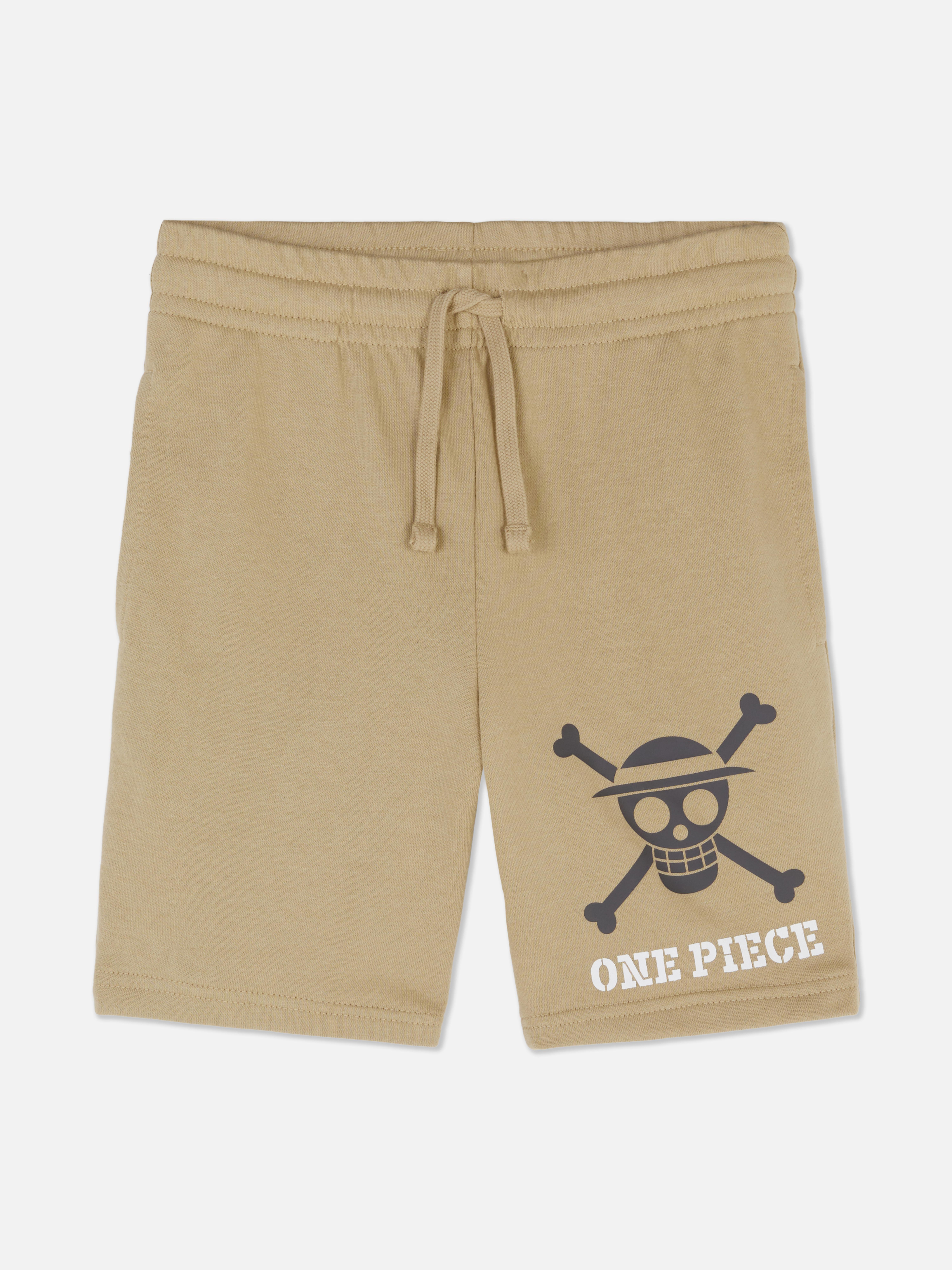 „One Piece“ Shorts mit Flagge der Strohhutbande