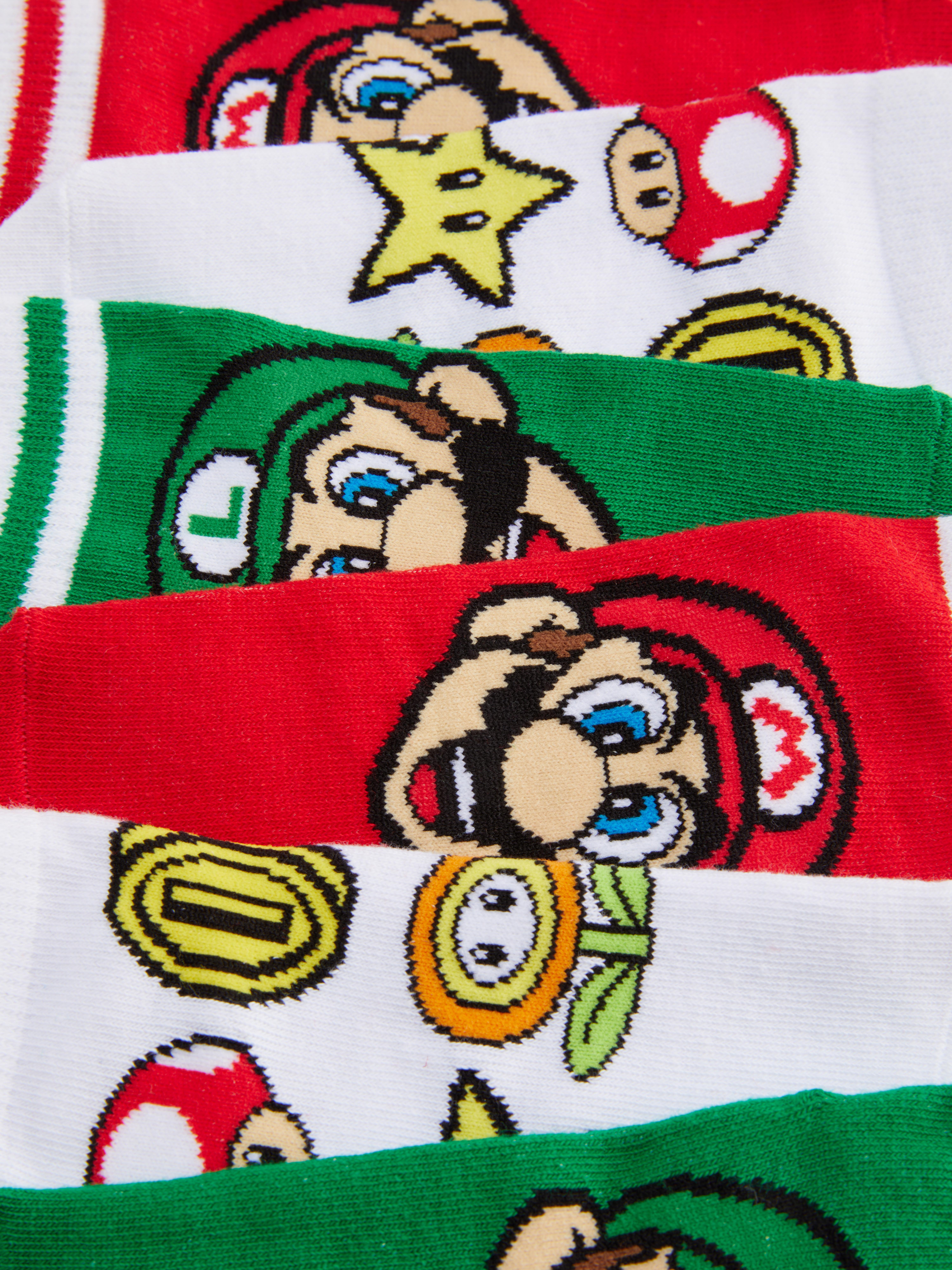 „Super Mario“ Sneakersocken, 3er-Pack